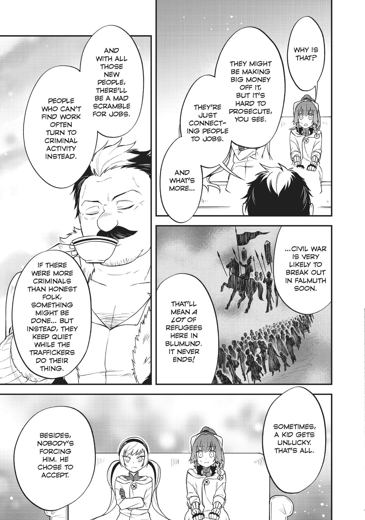 Tensei shitara Slime datta Ken Ibun: Makoku Gurashi no Trinity Chap 33 - Next Chap 34