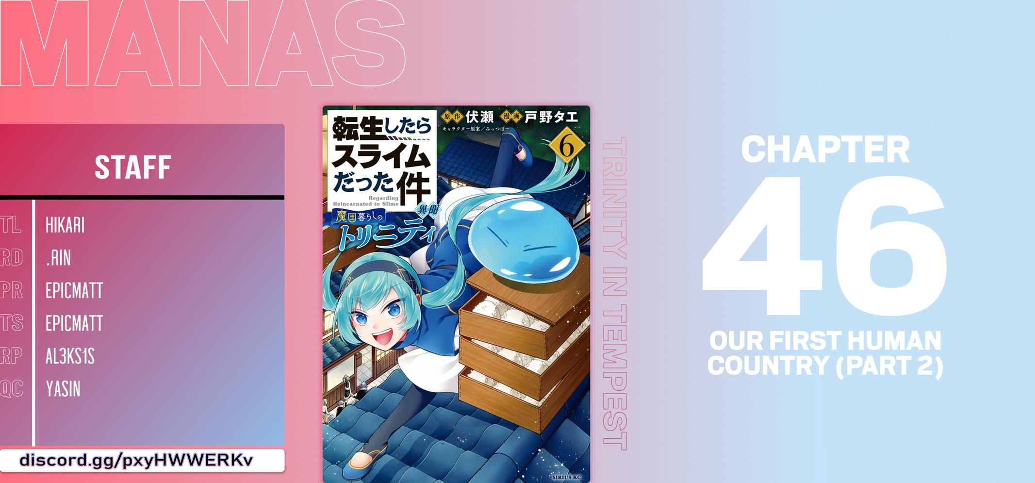 Tensei shitara Slime datta Ken Ibun: Makoku Gurashi no Trinity Chap 47 - Next Chap 48