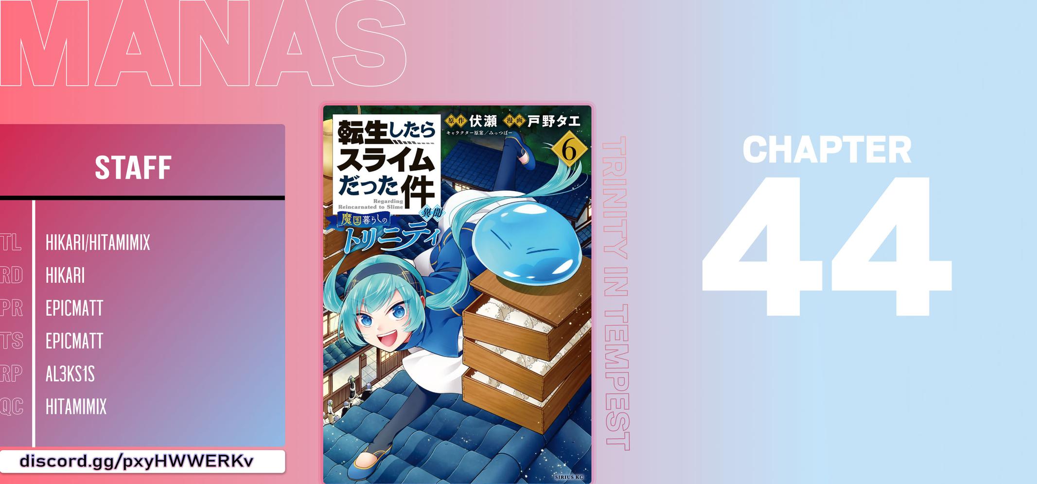 Tensei shitara Slime datta Ken Ibun: Makoku Gurashi no Trinity Chap 44 - Next Chap 45