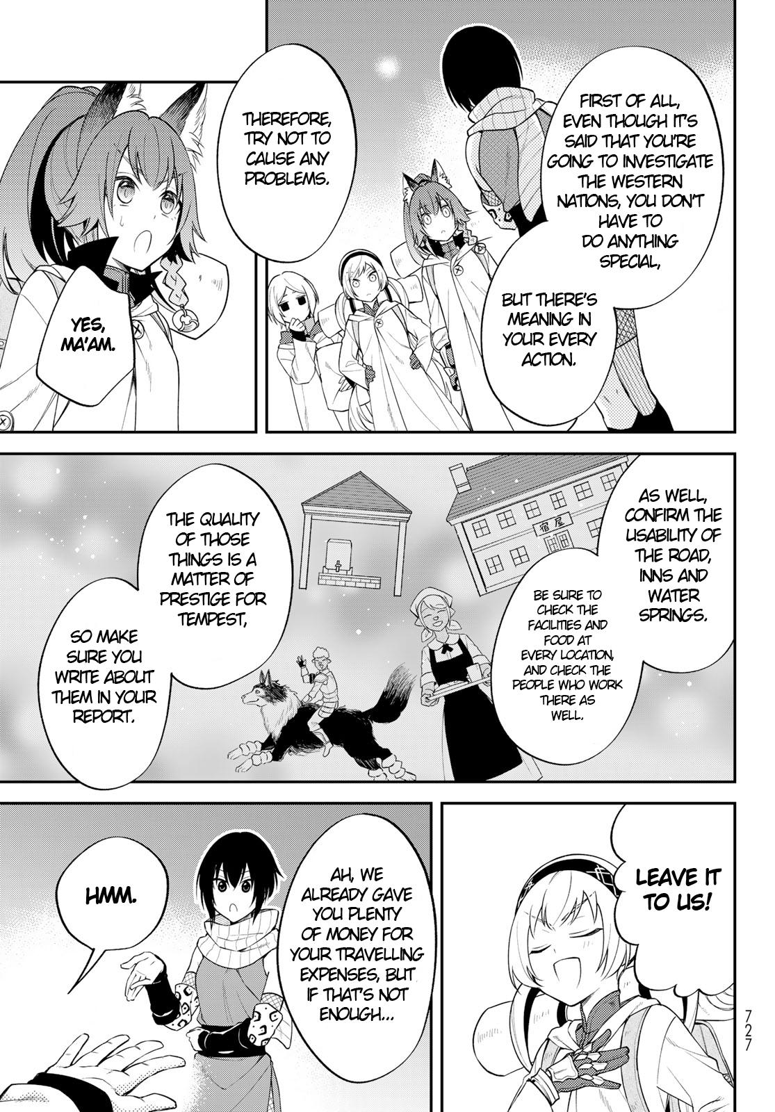 Tensei shitara Slime datta Ken Ibun: Makoku Gurashi no Trinity Chap 44 - Next Chap 45