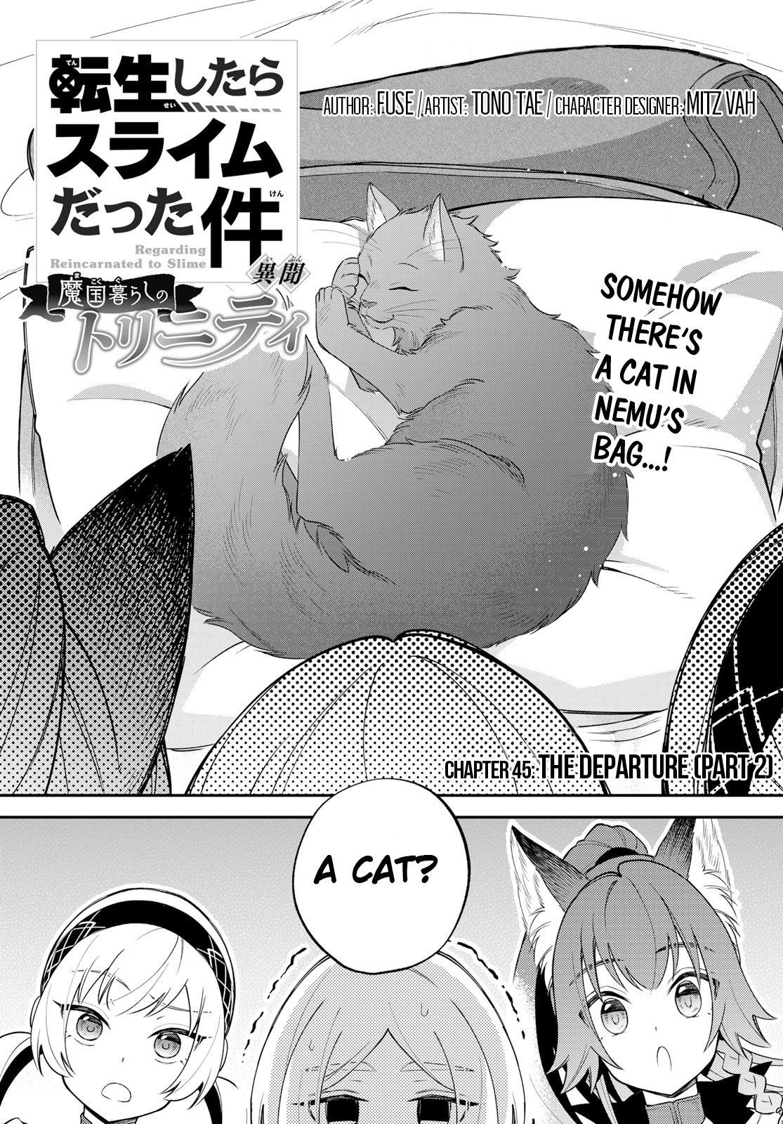 Tensei shitara Slime datta Ken Ibun: Makoku Gurashi no Trinity Chap 45 - Next Chap 46