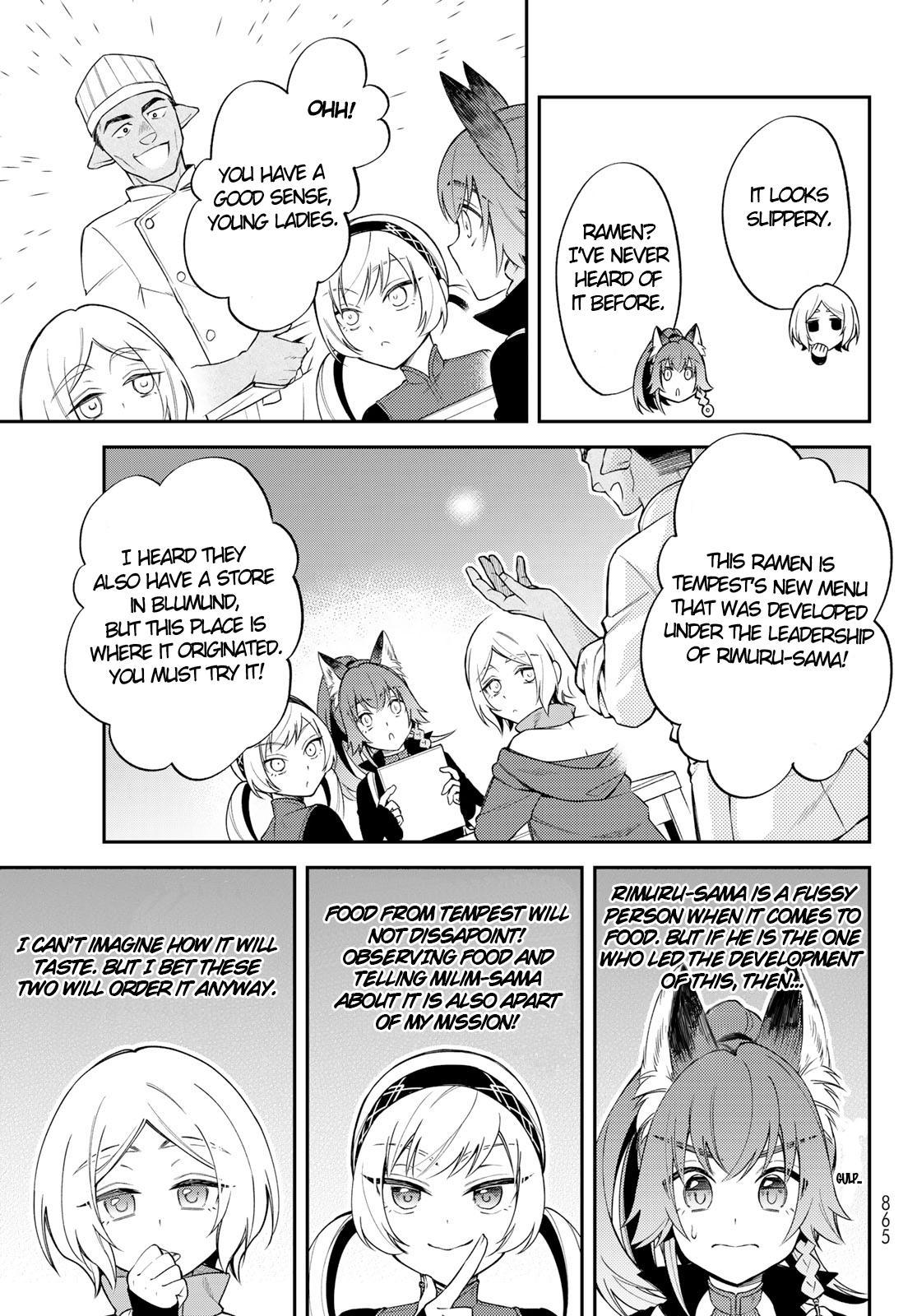 Tensei shitara Slime datta Ken Ibun: Makoku Gurashi no Trinity Chap 45 - Next Chap 46