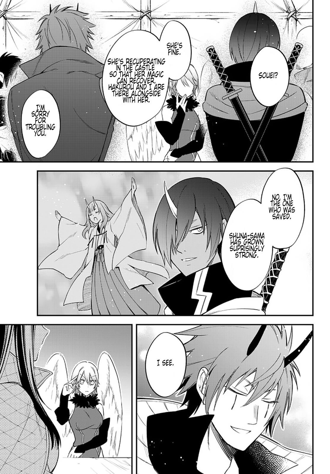 Tensei shitara Slime datta Ken Ibun: Makoku Gurashi no Trinity Chap 40 - Next Chap 41