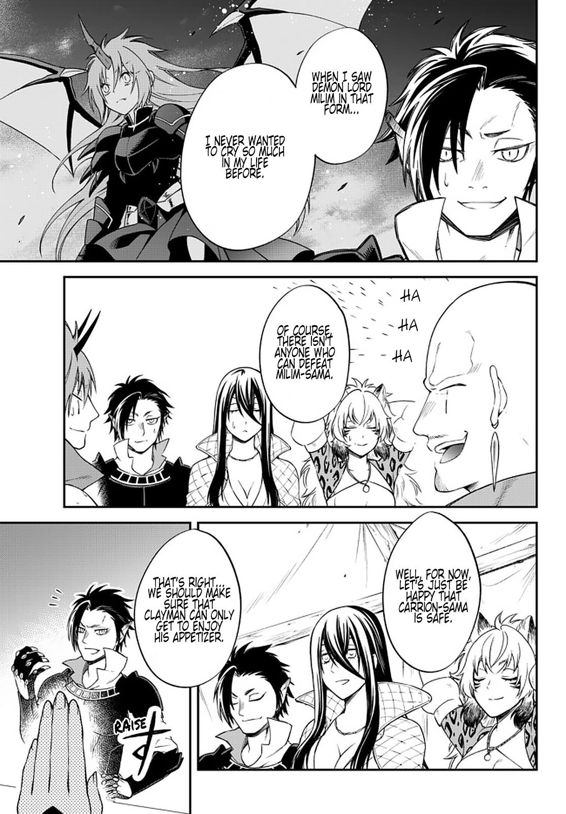 Tensei shitara Slime datta Ken Ibun: Makoku Gurashi no Trinity Chap 40 - Next Chap 41