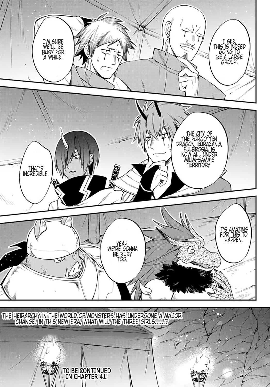 Tensei shitara Slime datta Ken Ibun: Makoku Gurashi no Trinity Chap 40 - Next Chap 41