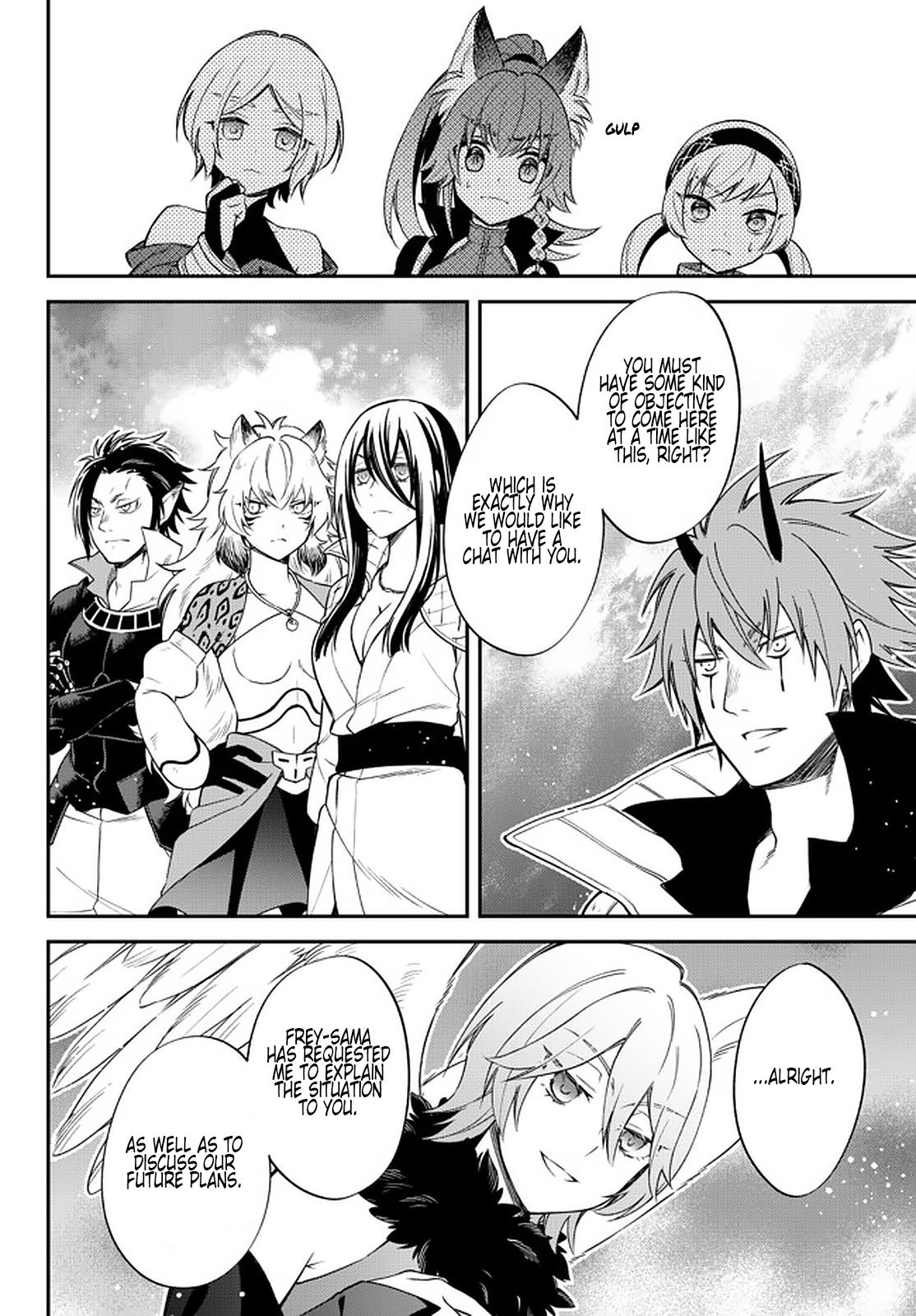 Tensei shitara Slime datta Ken Ibun: Makoku Gurashi no Trinity Chap 40 - Next Chap 41