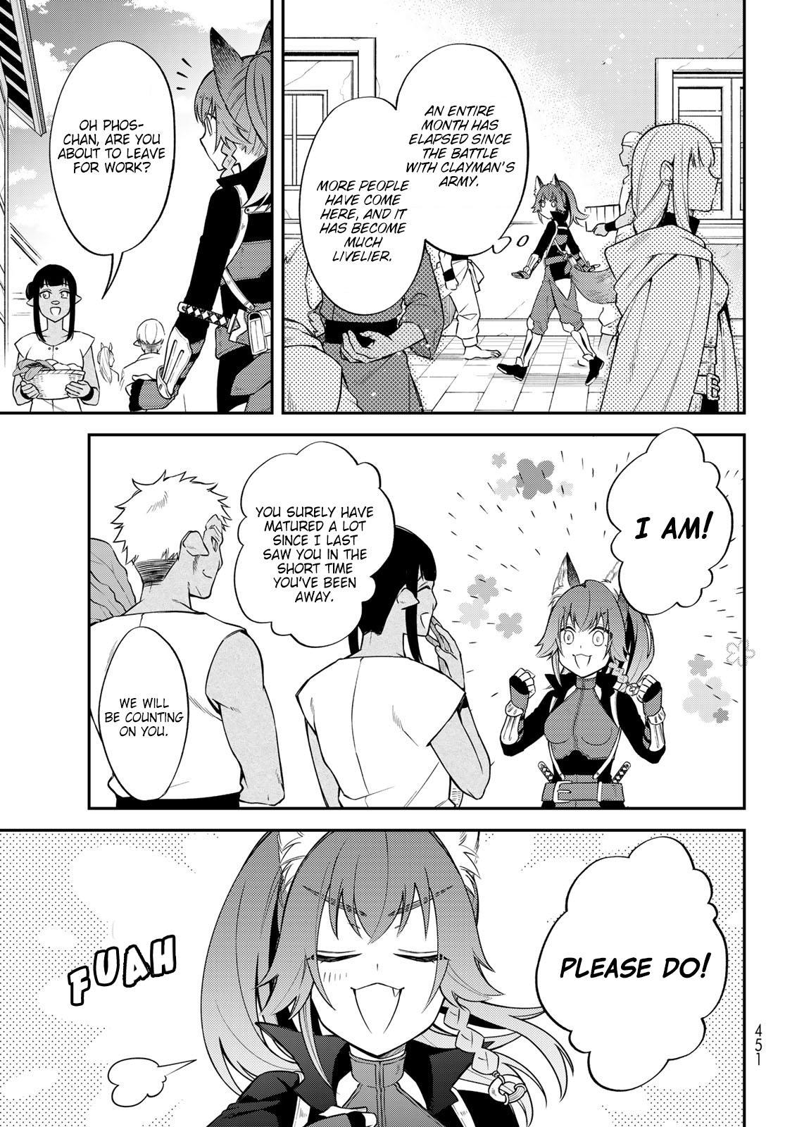 Tensei shitara Slime datta Ken Ibun: Makoku Gurashi no Trinity Chap 43 - Next Chap 44