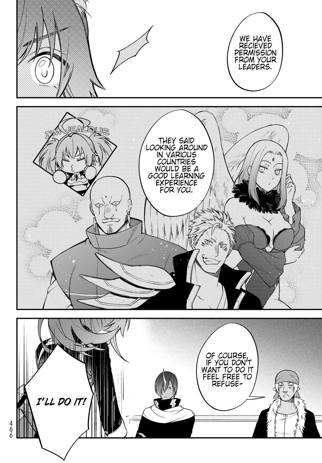 Tensei shitara Slime datta Ken Ibun: Makoku Gurashi no Trinity Chap 43 - Next Chap 44