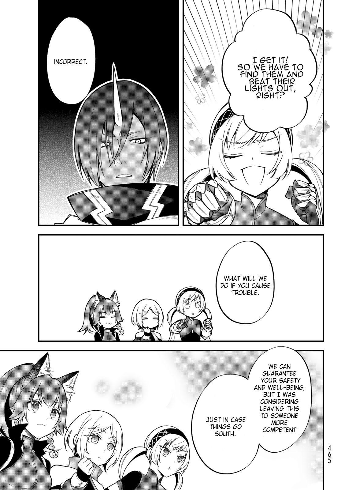 Tensei shitara Slime datta Ken Ibun: Makoku Gurashi no Trinity Chap 43 - Next Chap 44