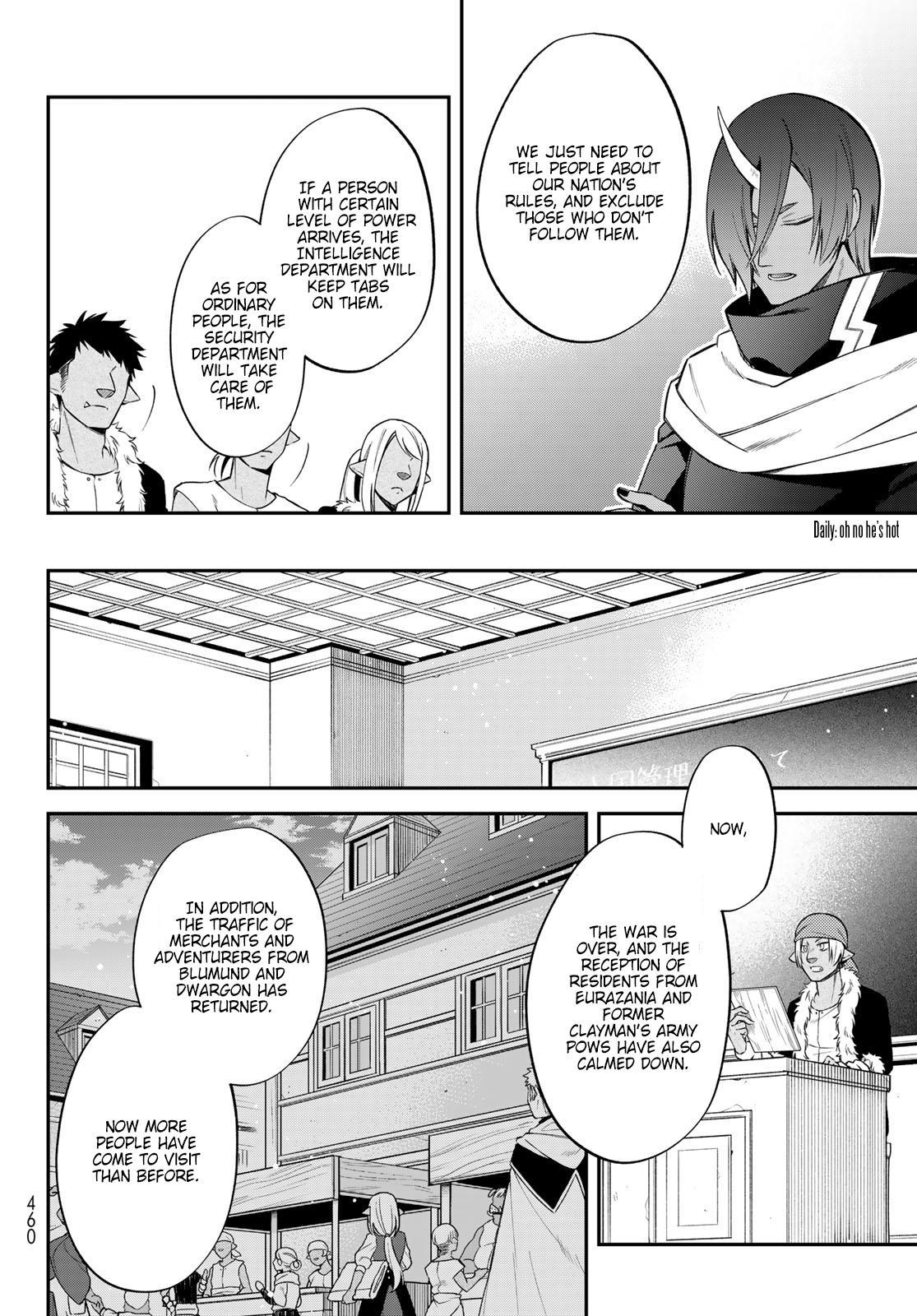 Tensei shitara Slime datta Ken Ibun: Makoku Gurashi no Trinity Chap 43 - Next Chap 44