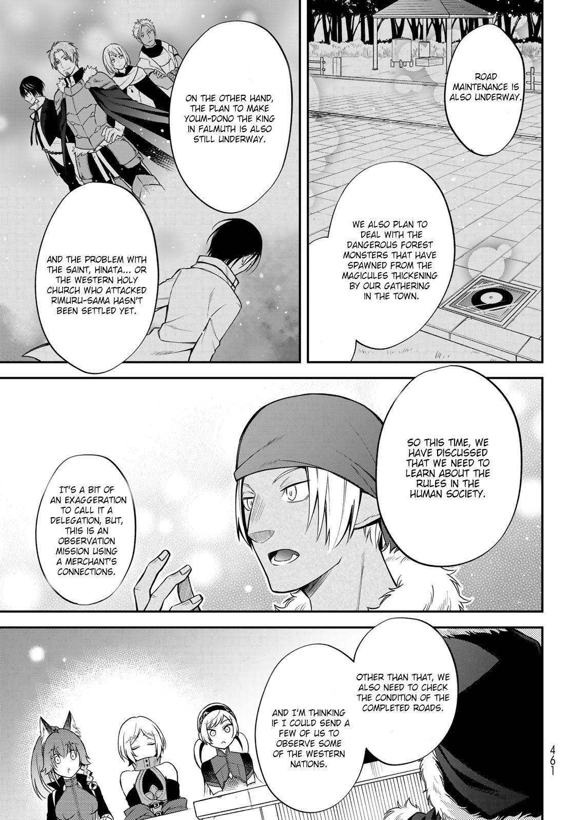 Tensei shitara Slime datta Ken Ibun: Makoku Gurashi no Trinity Chap 43 - Next Chap 44