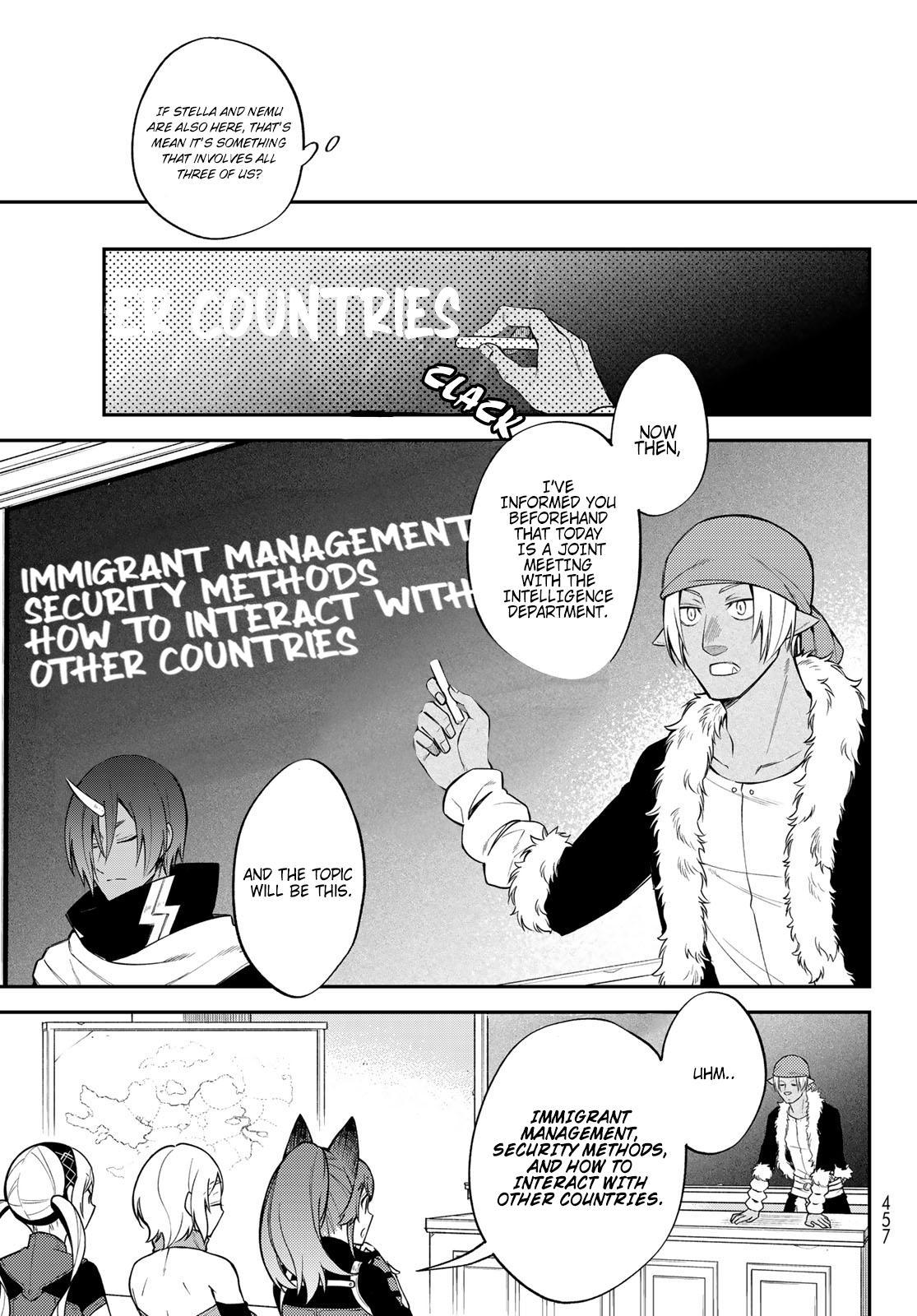 Tensei shitara Slime datta Ken Ibun: Makoku Gurashi no Trinity Chap 43 - Next Chap 44