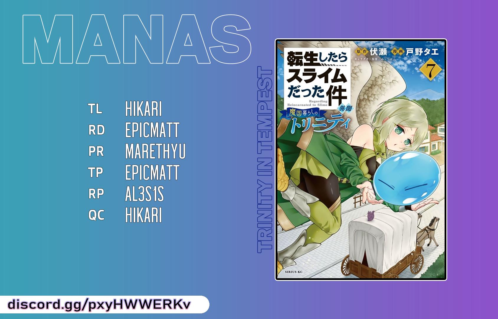 Tensei shitara Slime datta Ken Ibun: Makoku Gurashi no Trinity Chap 54 - Next Chap 55