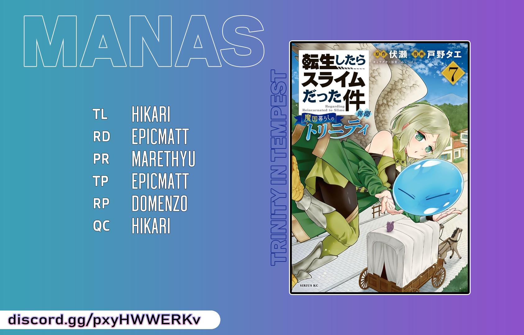 Tensei shitara Slime datta Ken Ibun: Makoku Gurashi no Trinity Chap 55 - Next Chap 56