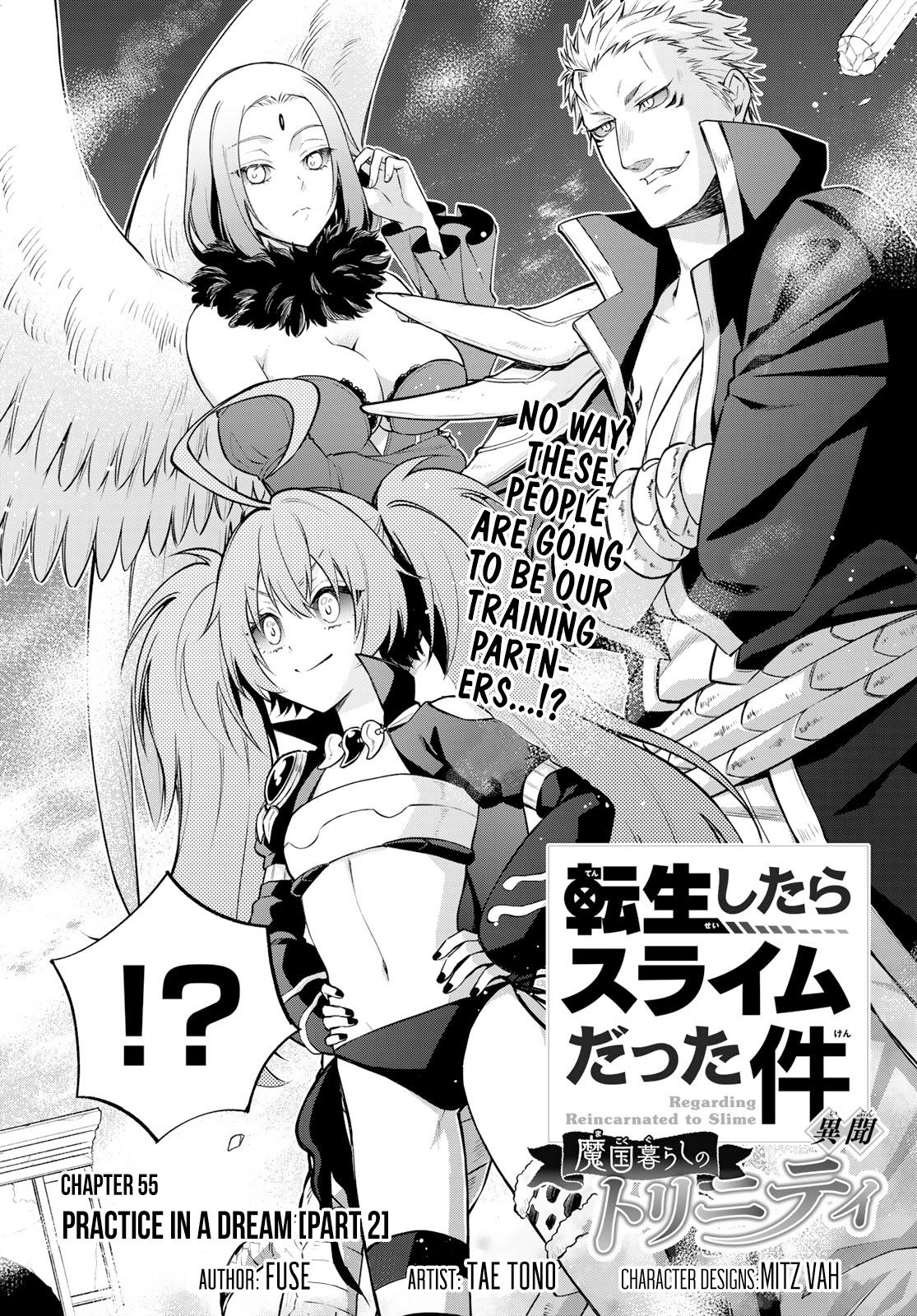 Tensei shitara Slime datta Ken Ibun: Makoku Gurashi no Trinity Chap 55 - Next Chap 56