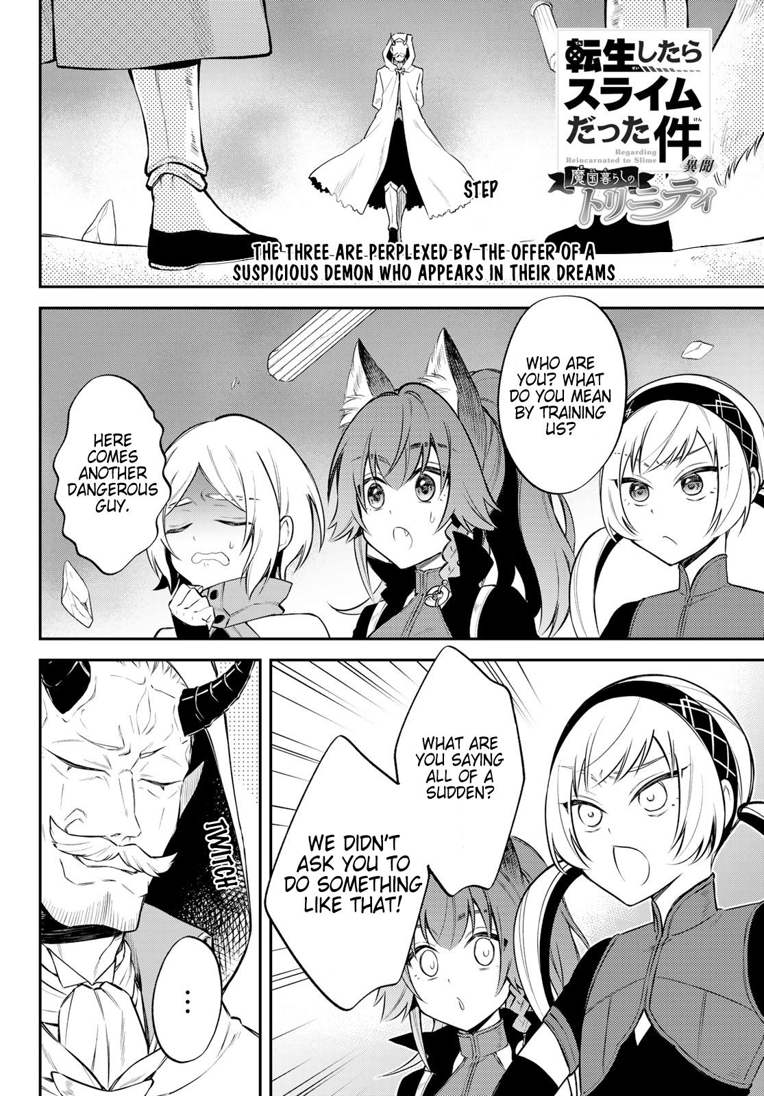 Tensei shitara Slime datta Ken Ibun: Makoku Gurashi no Trinity Chap 55 - Next Chap 56