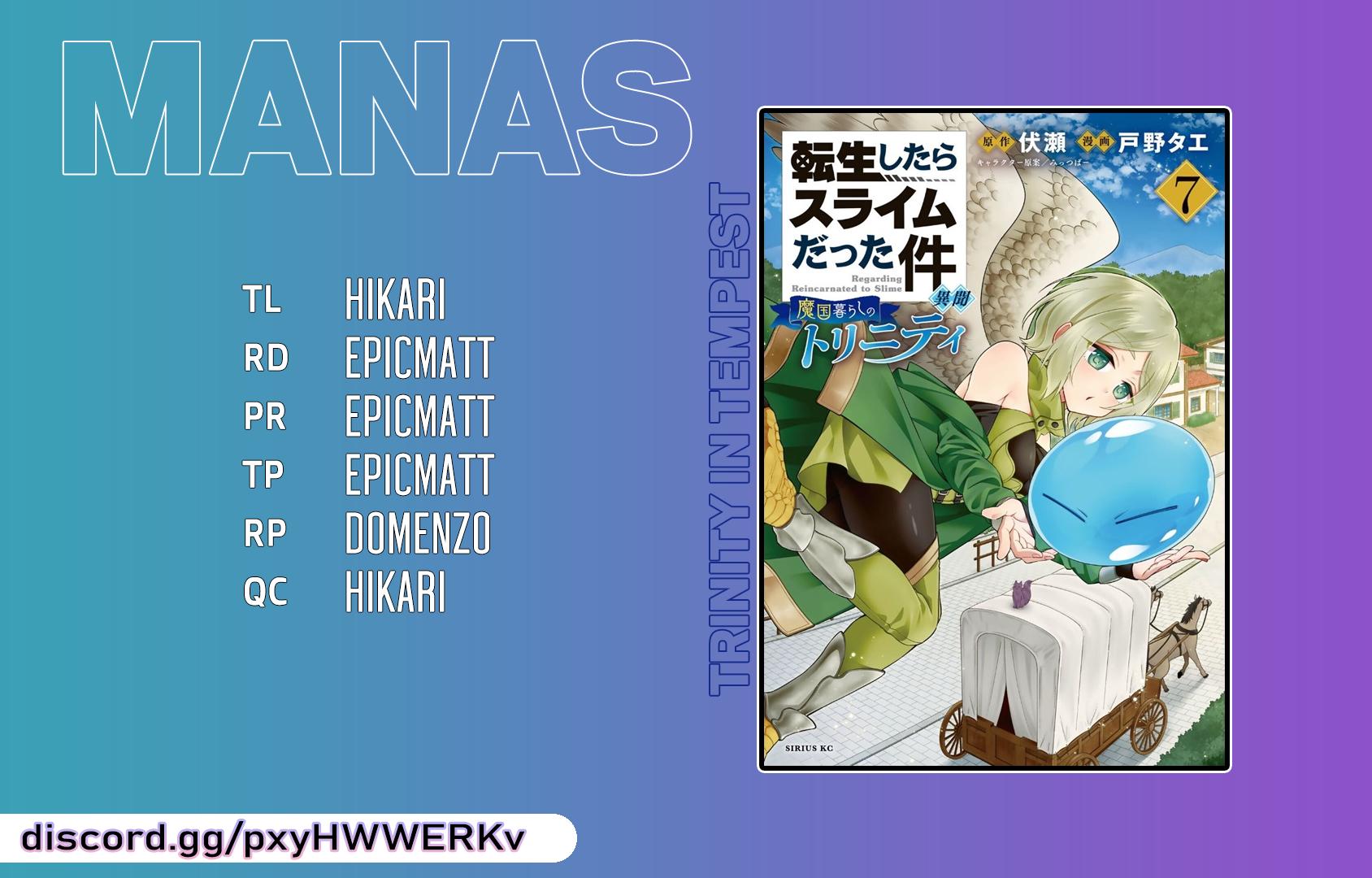 Tensei shitara Slime datta Ken Ibun: Makoku Gurashi no Trinity Chap 56 - Next Chap 57