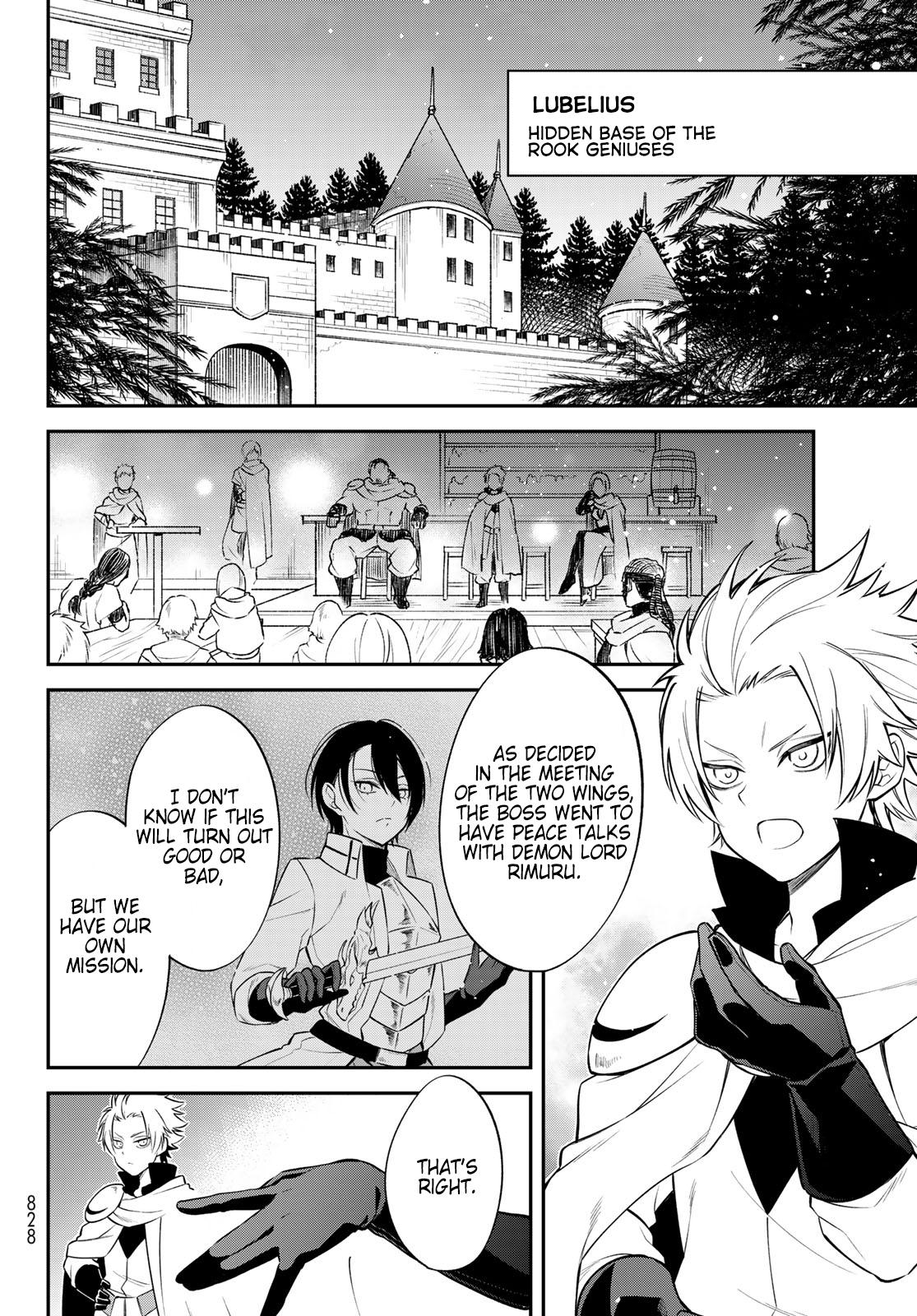 Tensei shitara Slime datta Ken Ibun: Makoku Gurashi no Trinity Chap 58 - Next Chap 59