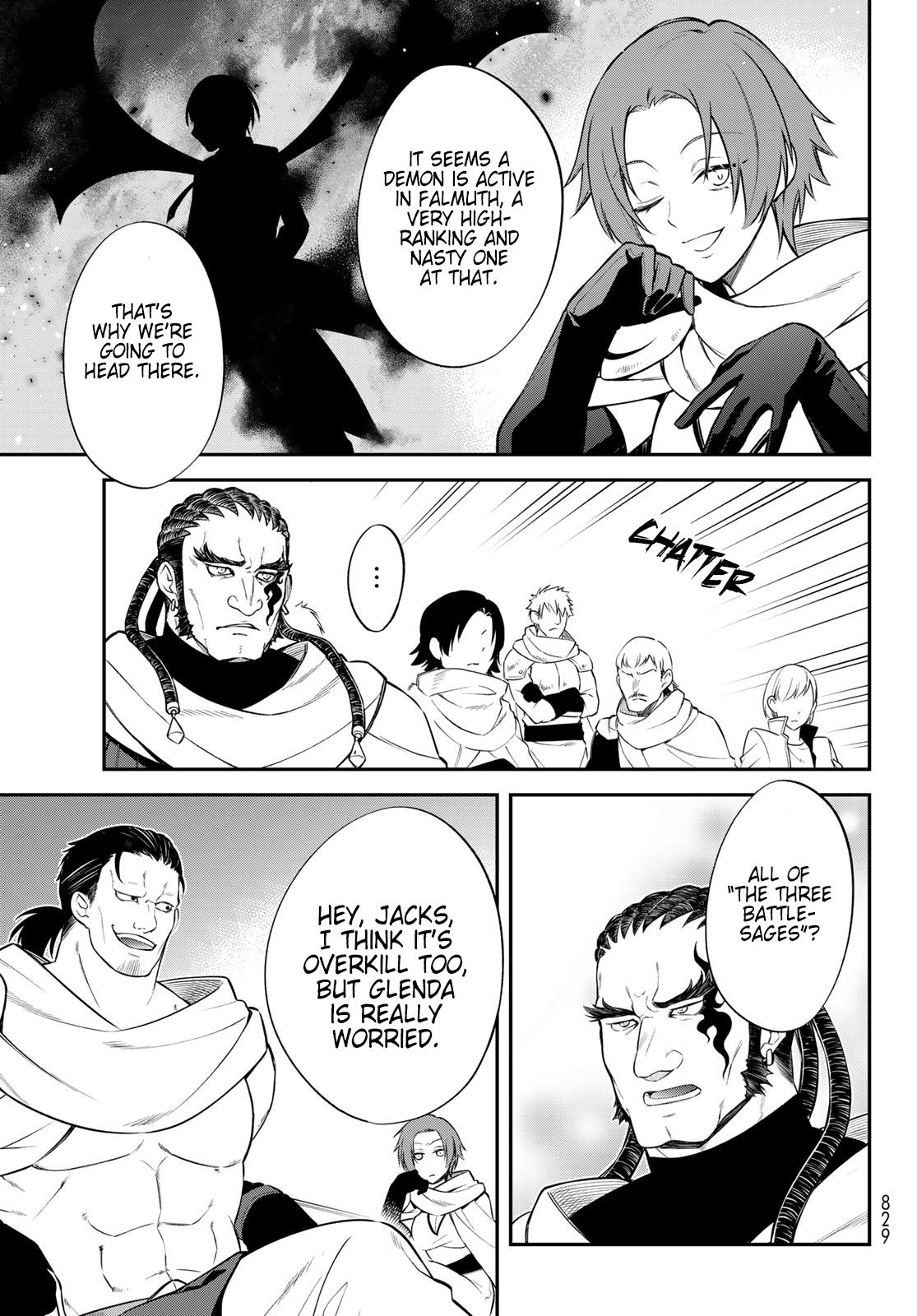 Tensei shitara Slime datta Ken Ibun: Makoku Gurashi no Trinity Chap 58 - Next Chap 59