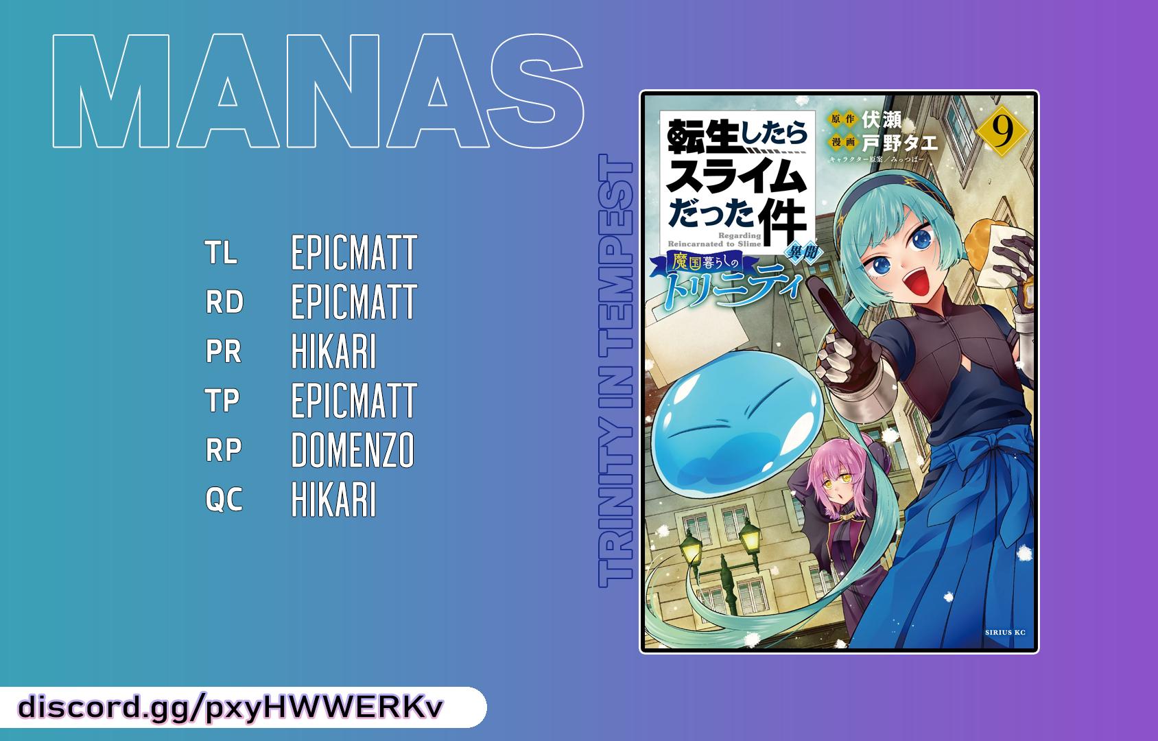 Tensei shitara Slime datta Ken Ibun: Makoku Gurashi no Trinity Chap 59 - Next Chap 60