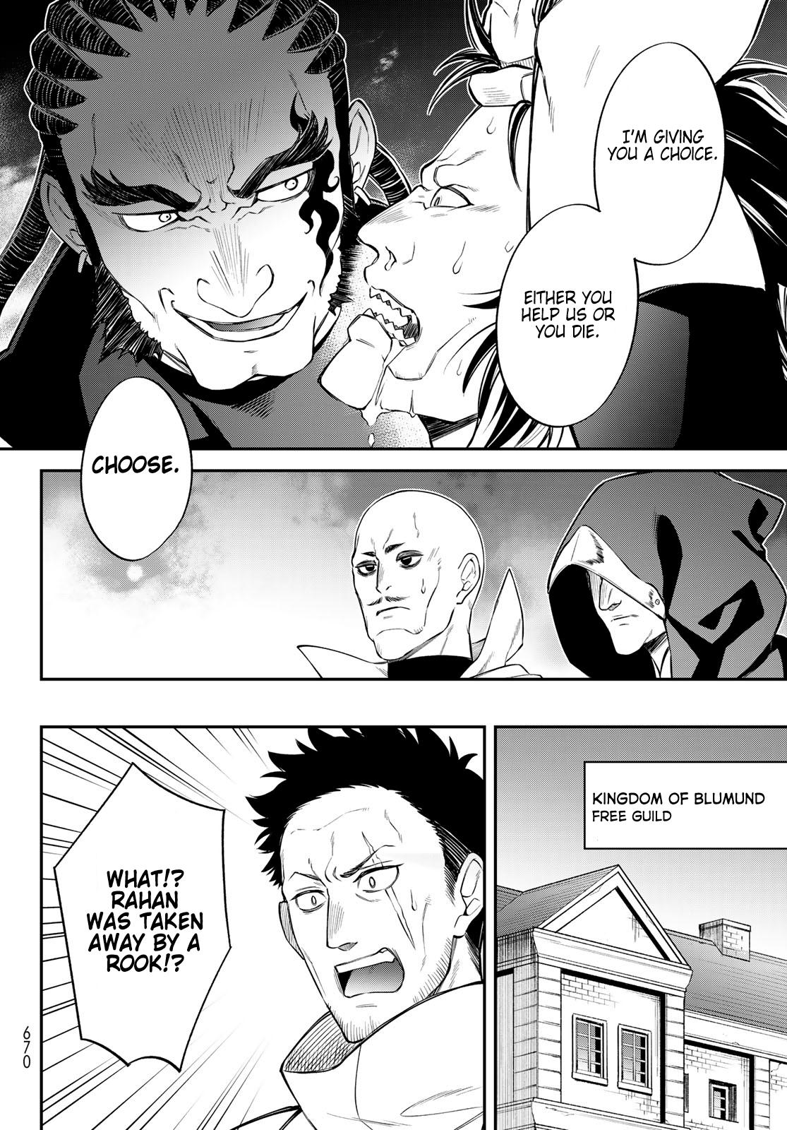 Tensei shitara Slime datta Ken Ibun: Makoku Gurashi no Trinity Chap 59 - Next Chap 60