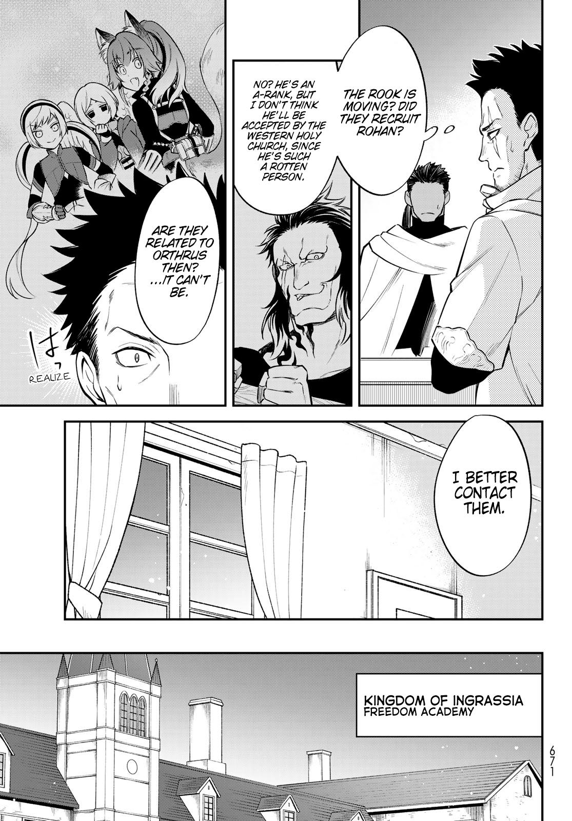 Tensei shitara Slime datta Ken Ibun: Makoku Gurashi no Trinity Chap 59 - Next Chap 60