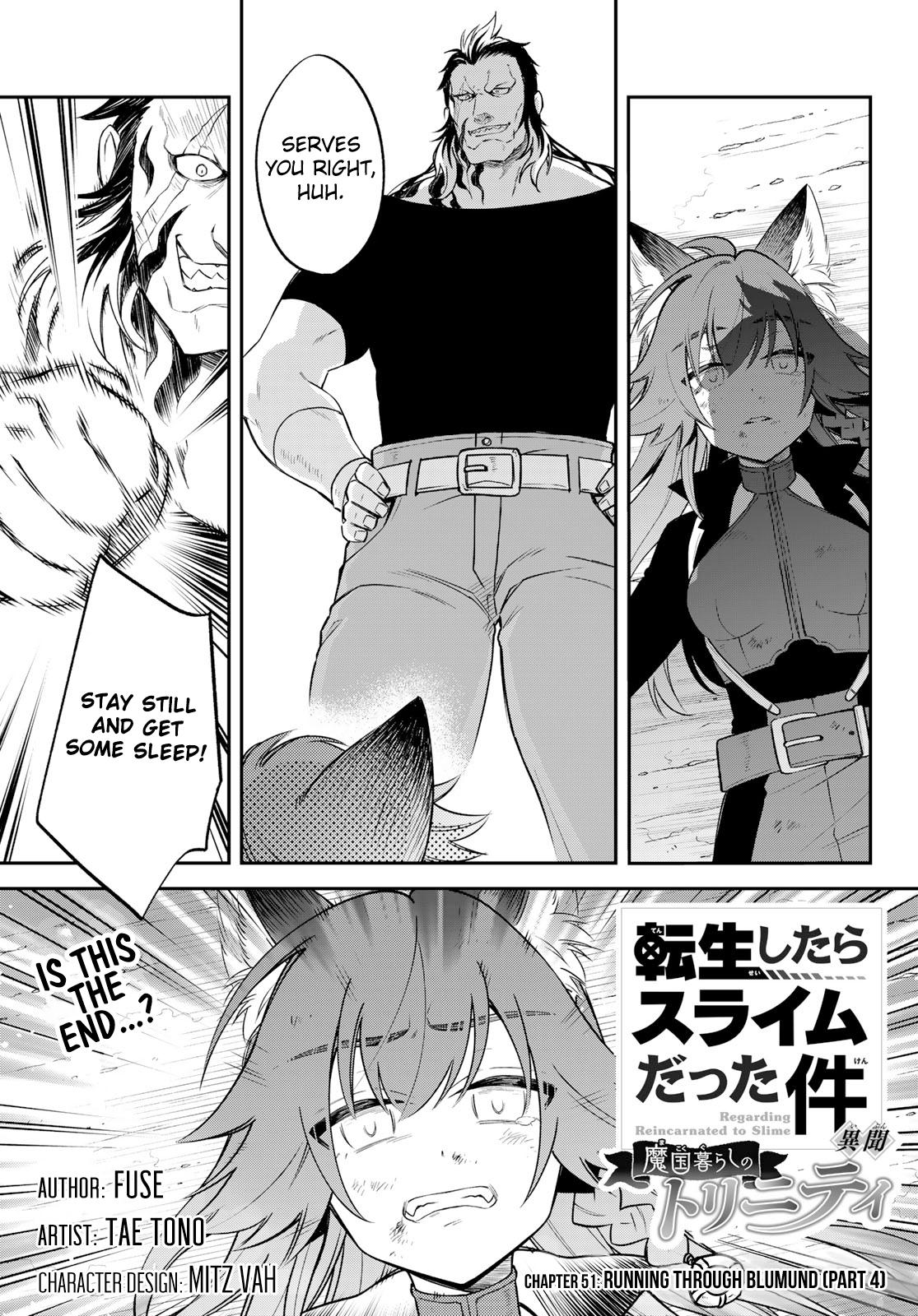 Tensei shitara Slime datta Ken Ibun: Makoku Gurashi no Trinity Chap 51 - Next Chap 52