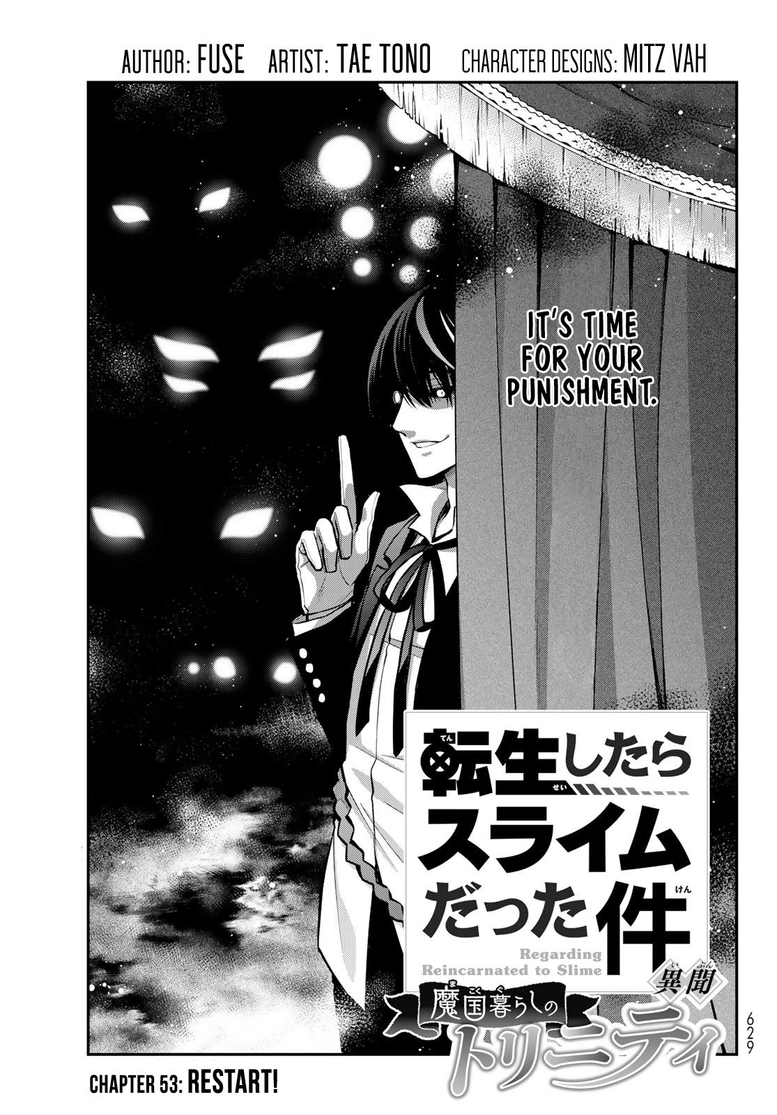 Tensei shitara Slime datta Ken Ibun: Makoku Gurashi no Trinity Chap 53 - Next Chap 54