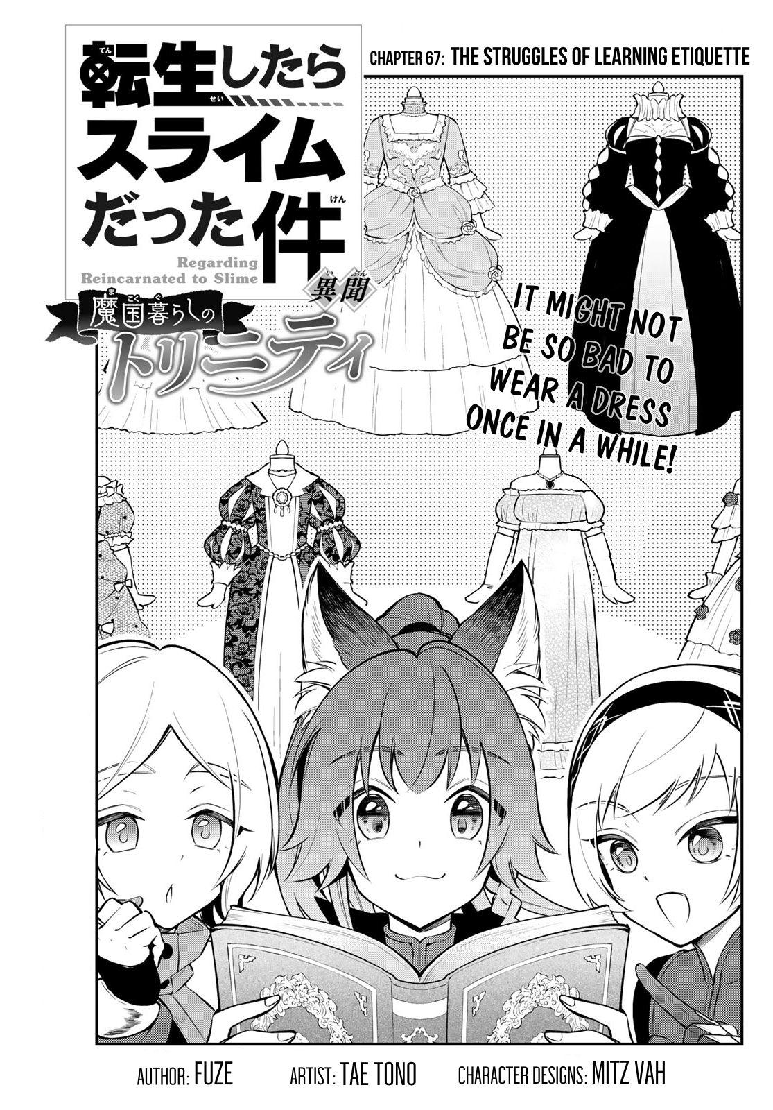 Tensei shitara Slime datta Ken Ibun: Makoku Gurashi no Trinity Chap 67 - Next Chap 68