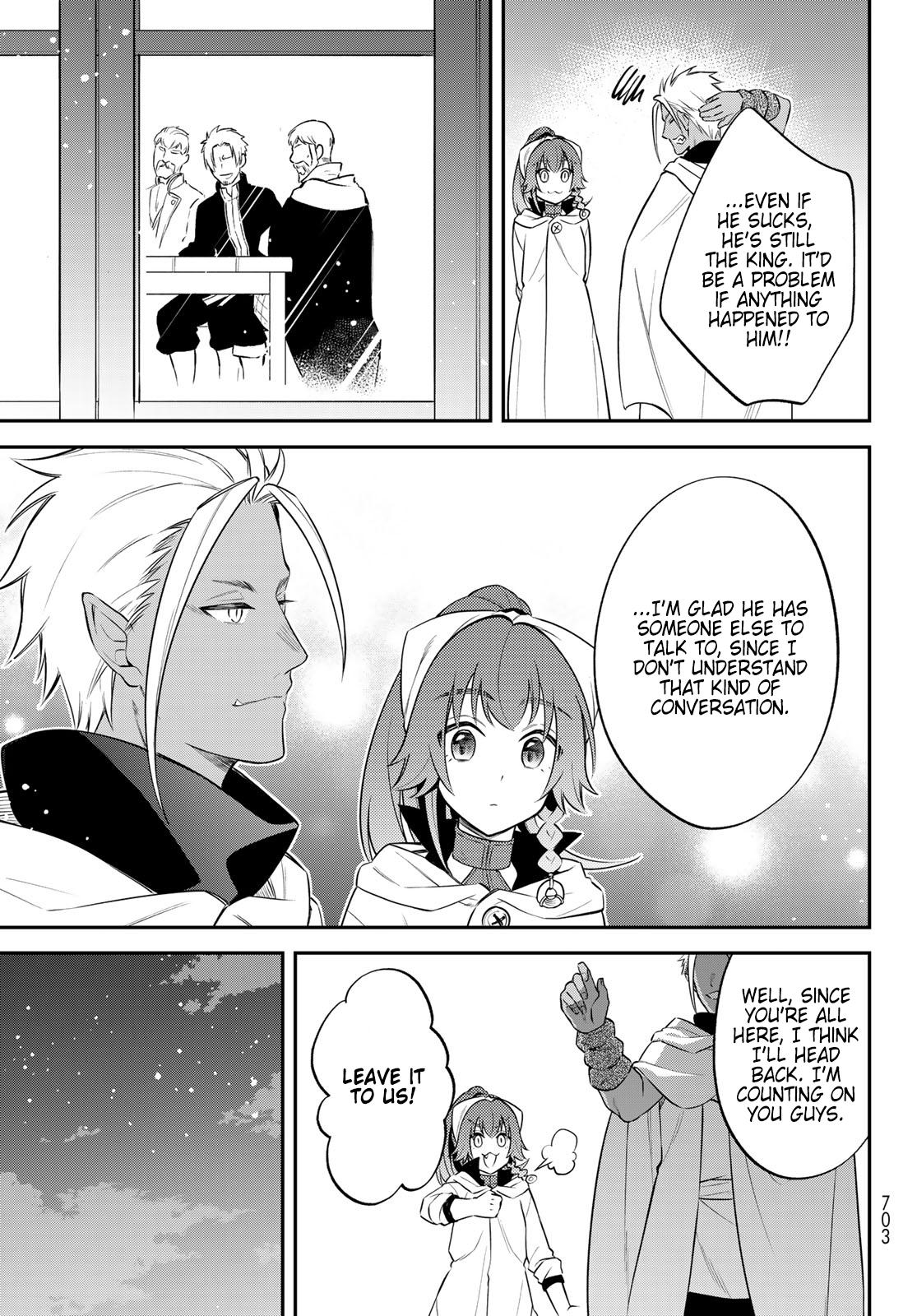 Tensei shitara Slime datta Ken Ibun: Makoku Gurashi no Trinity Chap 65 - Next Chap 66