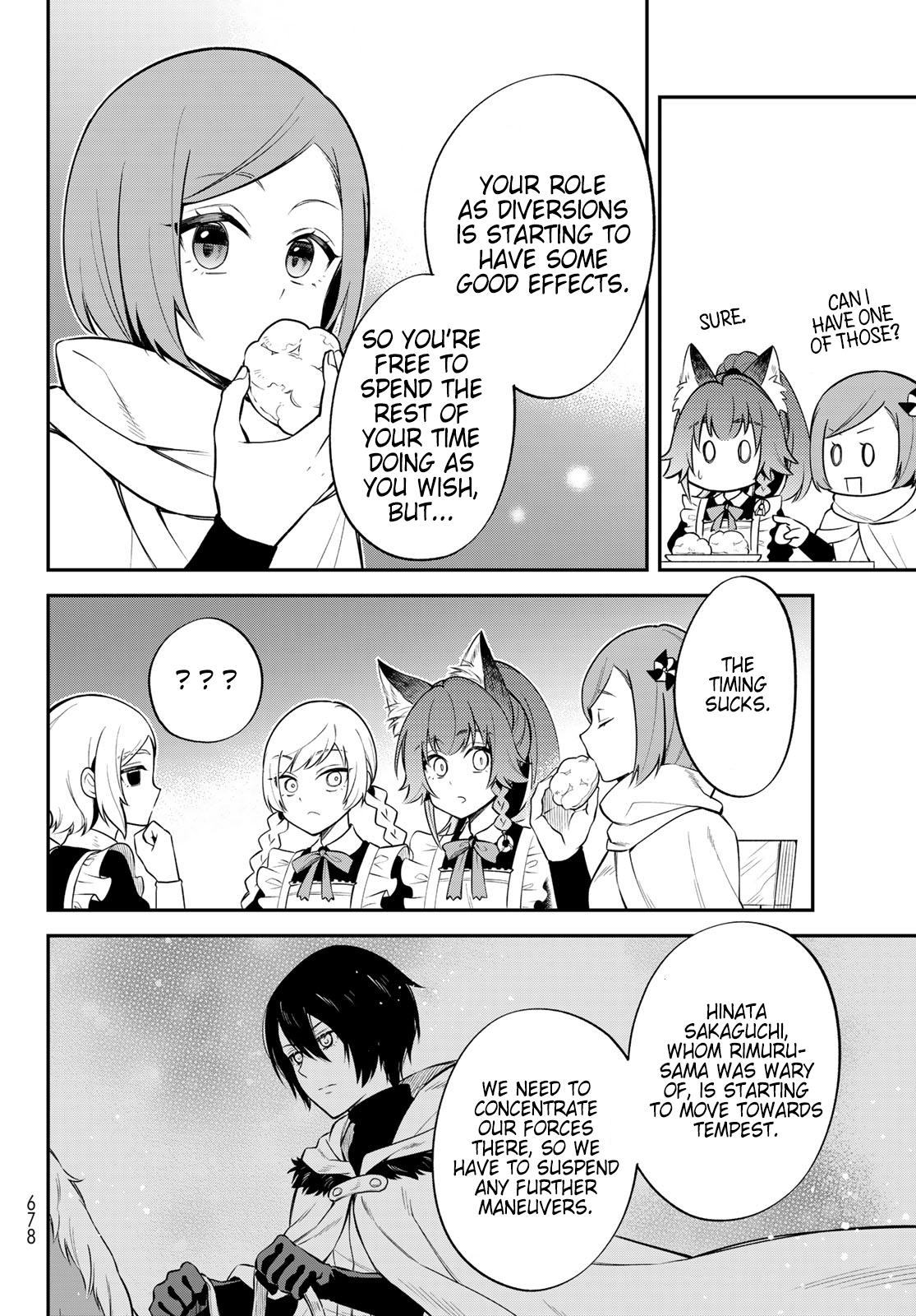 Tensei shitara Slime datta Ken Ibun: Makoku Gurashi no Trinity Chap 60 - Next Chap 61