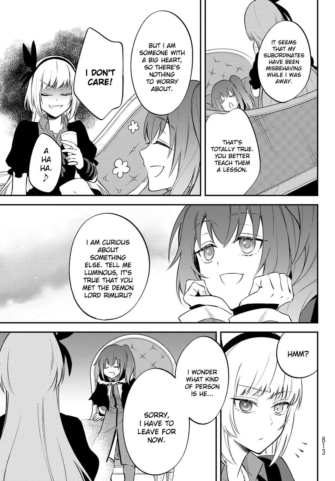 Tensei shitara Slime datta Ken Ibun: Makoku Gurashi no Trinity Chap 61 - Next Chap 62