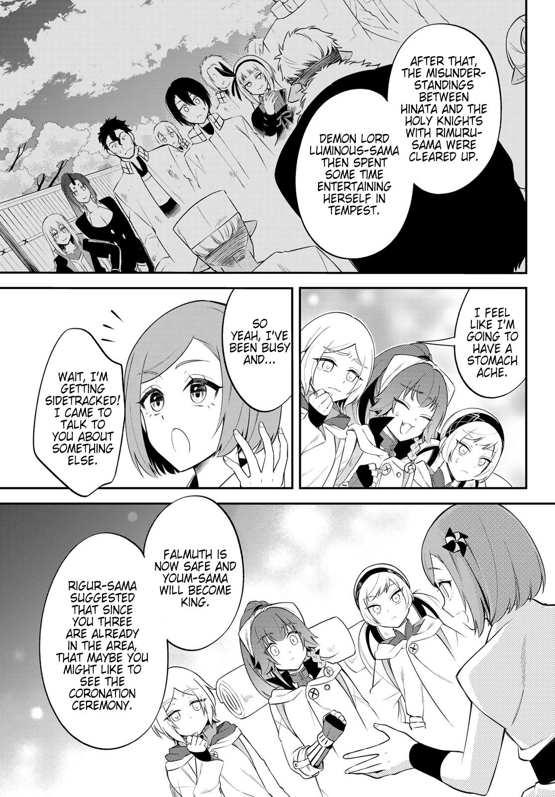 Tensei shitara Slime datta Ken Ibun: Makoku Gurashi no Trinity Chap 62 - Next Chap 63