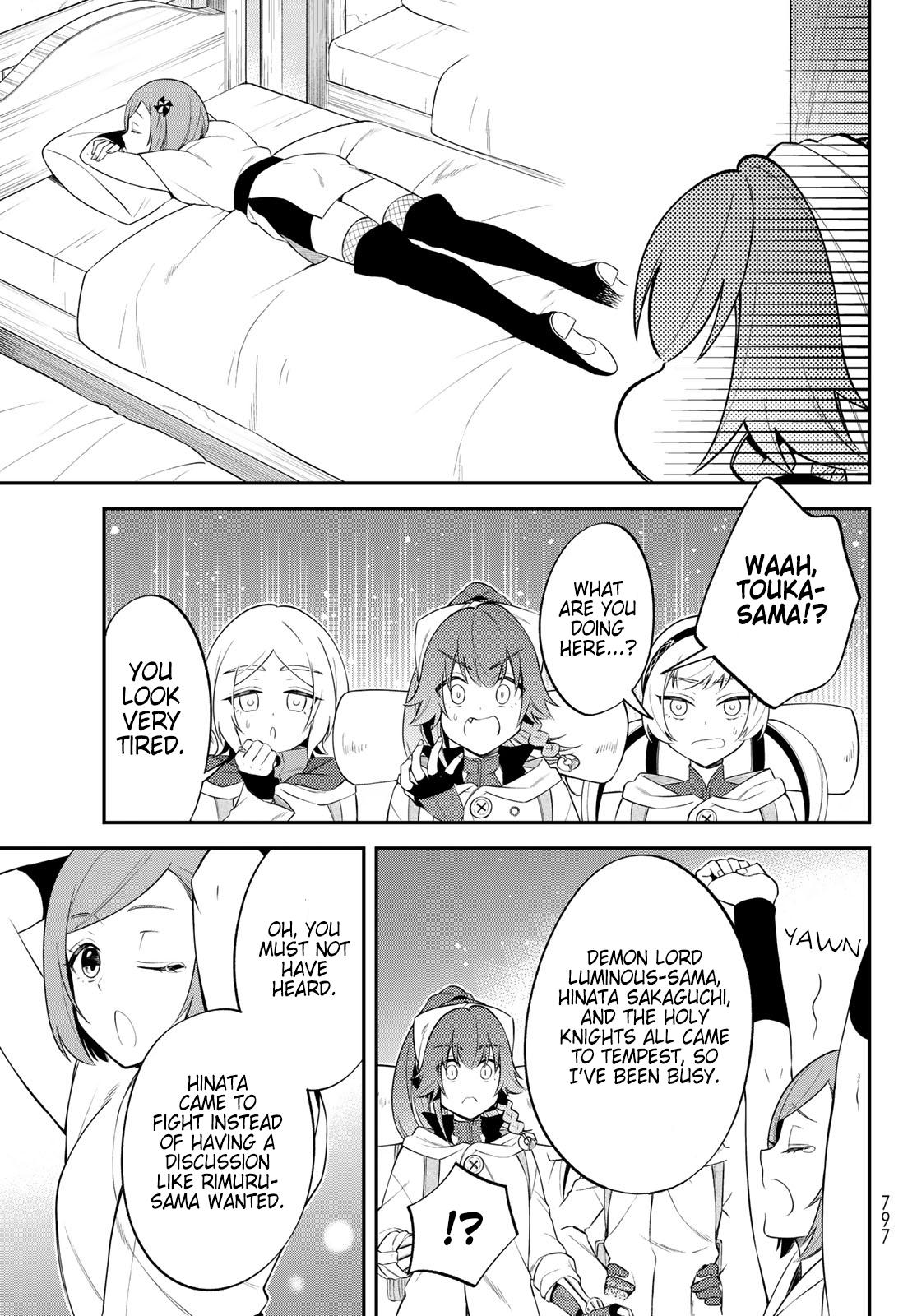 Tensei shitara Slime datta Ken Ibun: Makoku Gurashi no Trinity Chap 62 - Next Chap 63