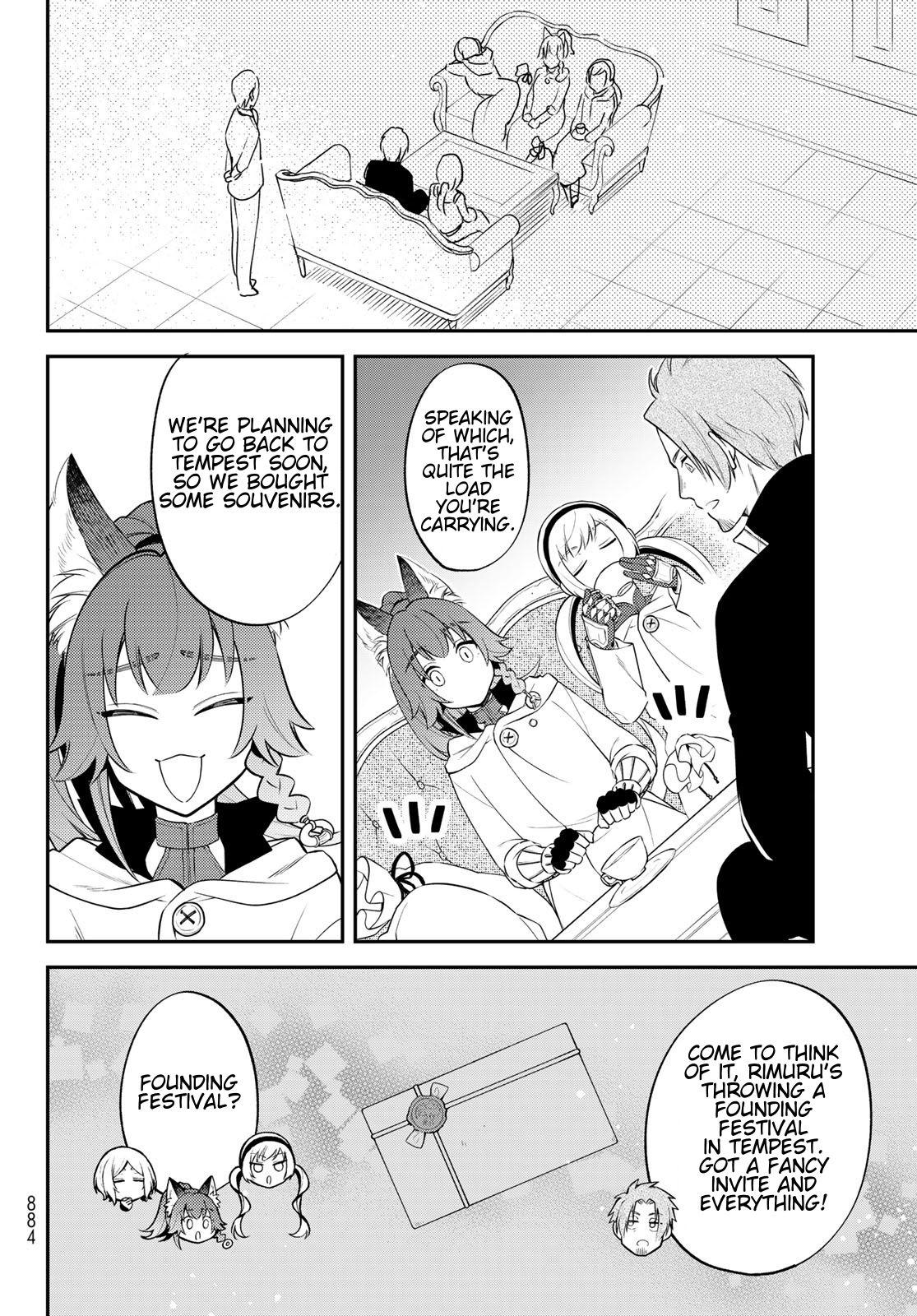 Tensei shitara Slime datta Ken Ibun: Makoku Gurashi no Trinity Chap 74 - Next Chap 75