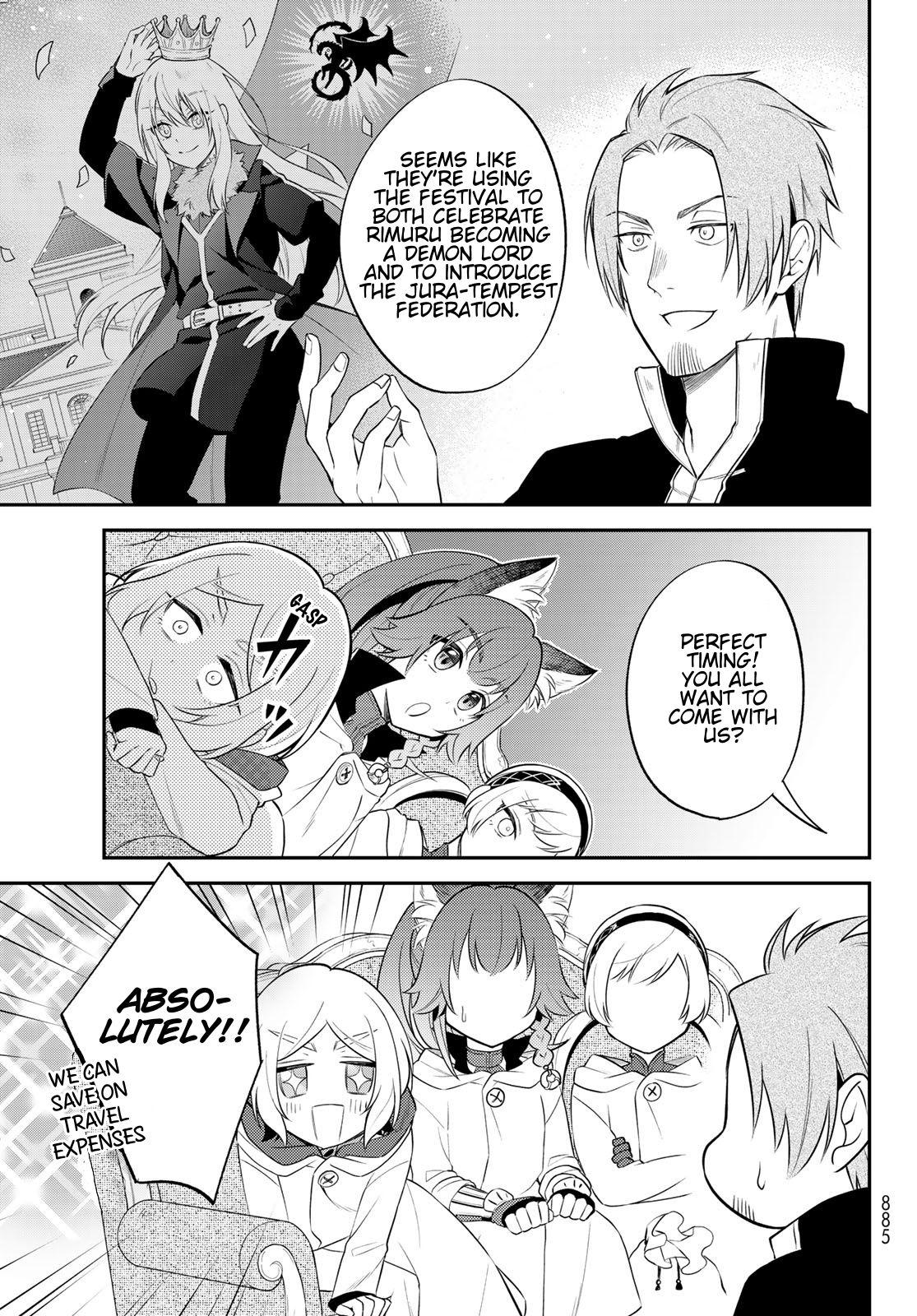 Tensei shitara Slime datta Ken Ibun: Makoku Gurashi no Trinity Chap 74 - Next Chap 75