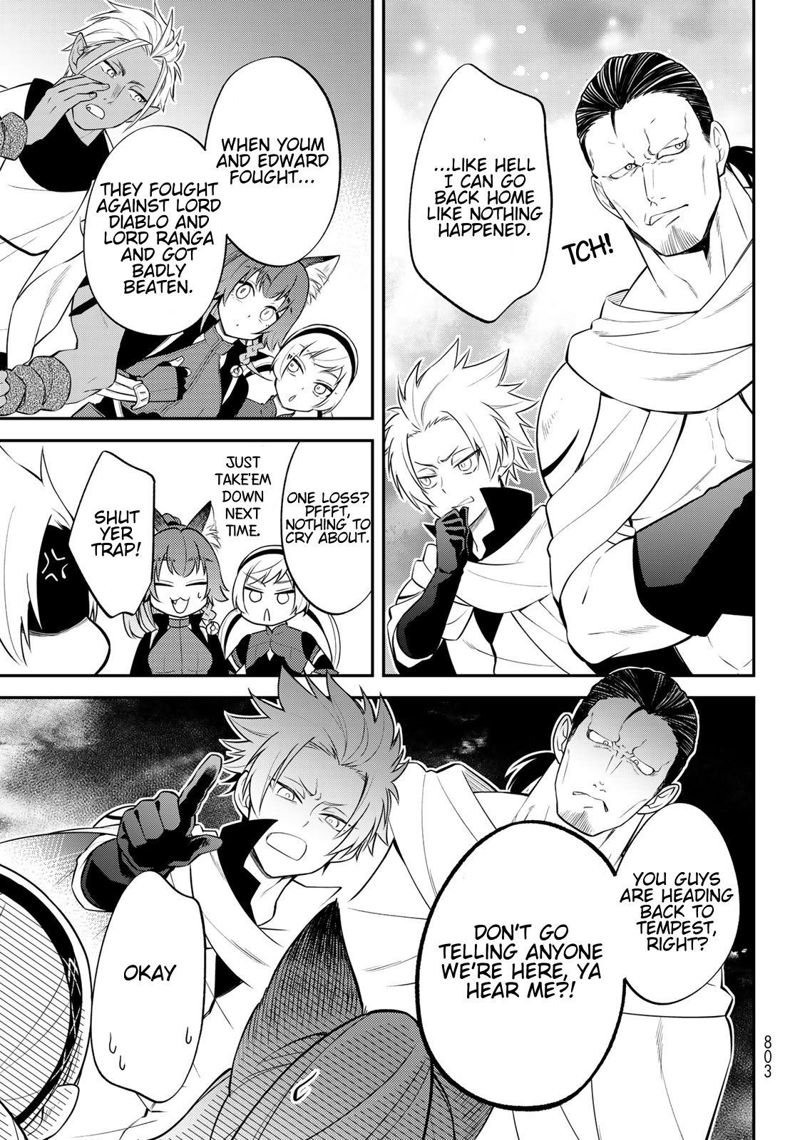 Tensei shitara Slime datta Ken Ibun: Makoku Gurashi no Trinity Chap 75 - Next Chap 76