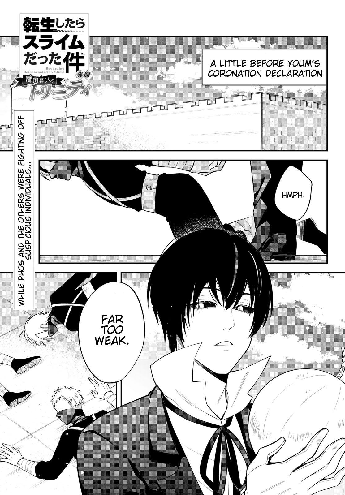 Tensei shitara Slime datta Ken Ibun: Makoku Gurashi no Trinity Chap 71 - Next Chap 72