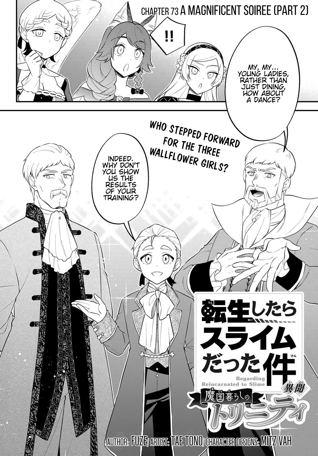 Tensei shitara Slime datta Ken Ibun: Makoku Gurashi no Trinity Chap 73 - Next Chap 74