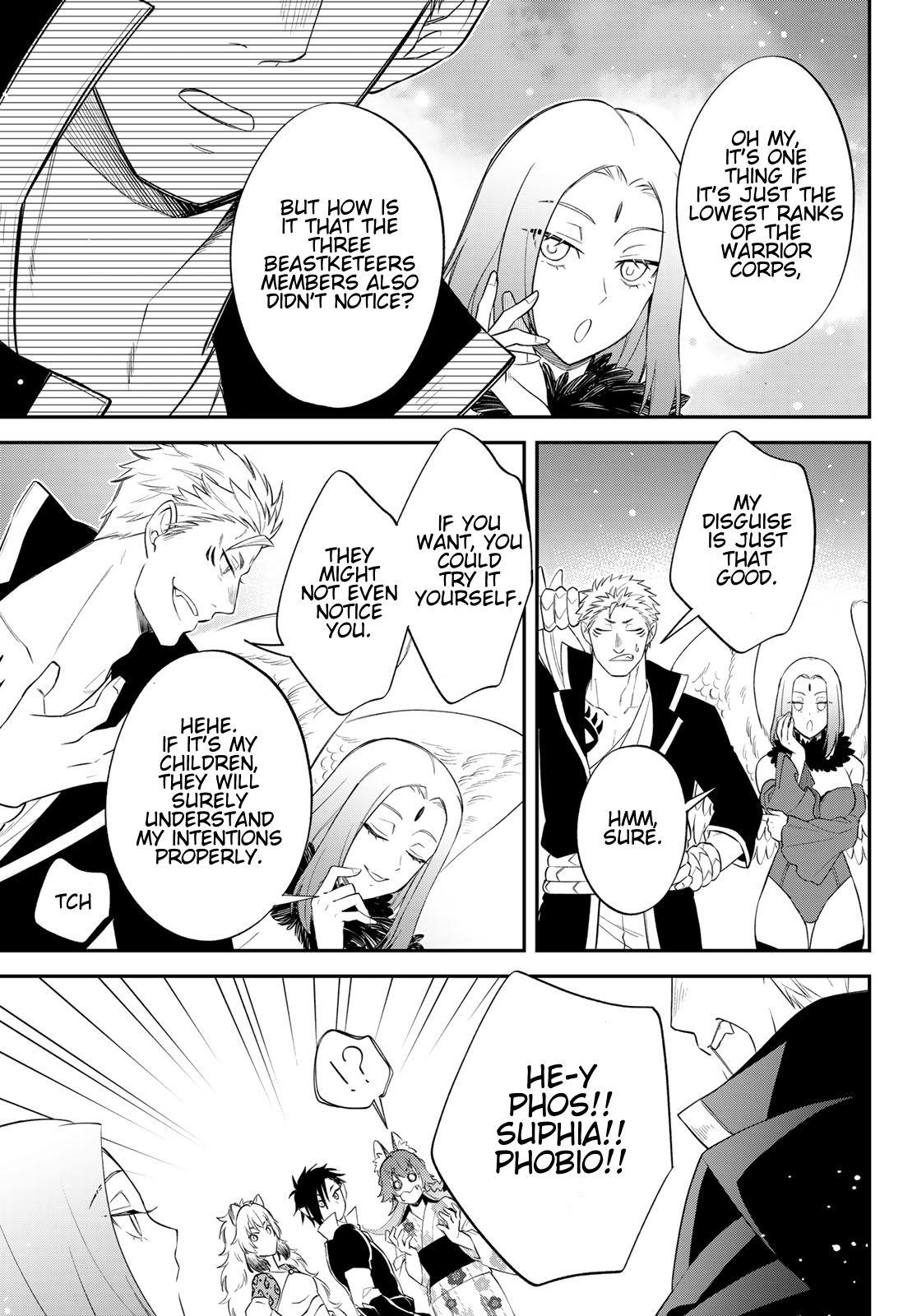 Tensei shitara Slime datta Ken Ibun: Makoku Gurashi no Trinity Chap 82 - Next Chap 83