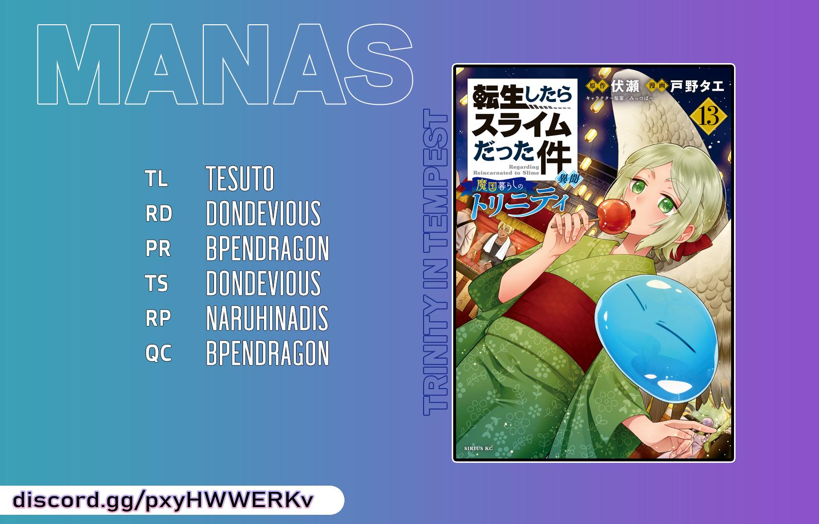 Tensei shitara Slime datta Ken Ibun: Makoku Gurashi no Trinity Chap 83 - Next Chap 84