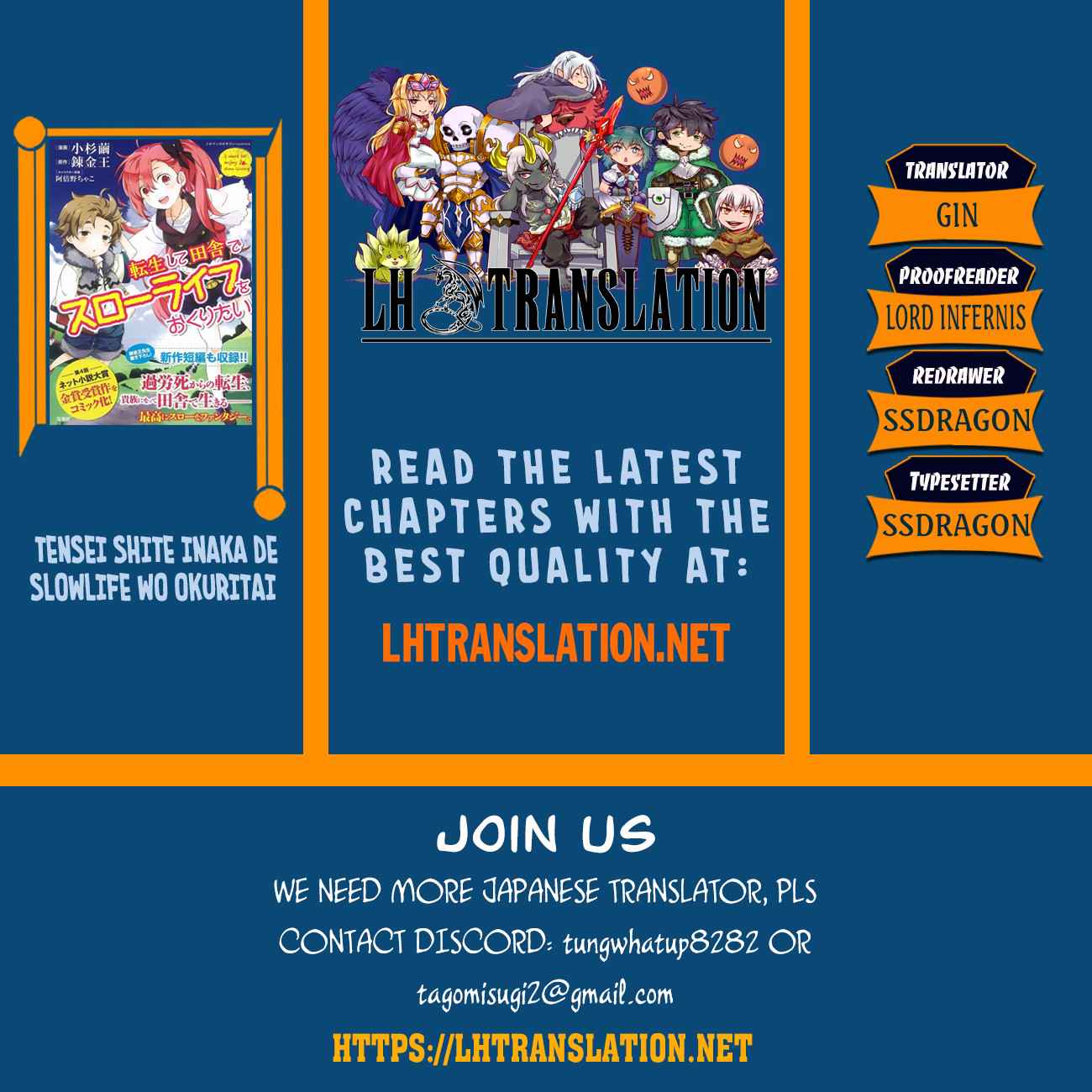 Tensei Shite Inaka de Slowlife wo Okuritai Chap 8 - Next Chap 9