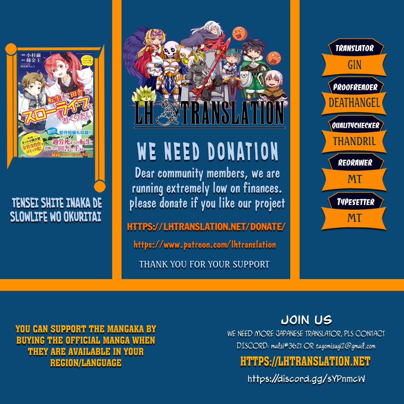 Tensei Shite Inaka de Slowlife wo Okuritai Chap 31 - Next Chap 32