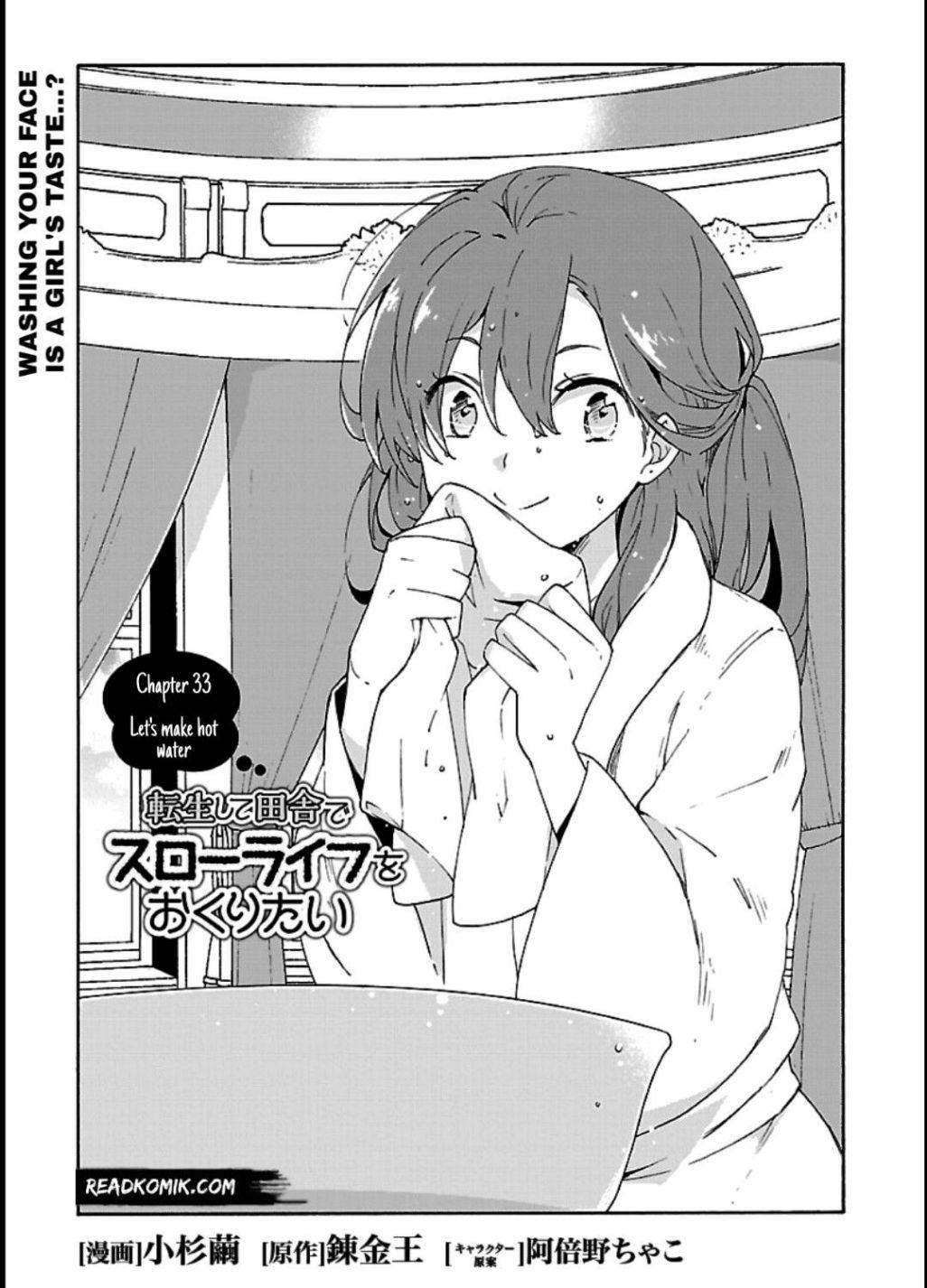 Tensei Shite Inaka de Slowlife wo Okuritai Chap 33 - Next Chap 34