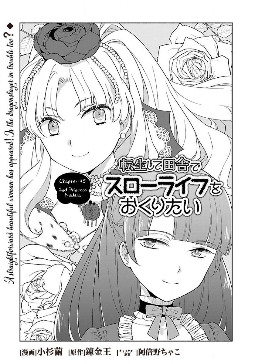 Tensei Shite Inaka de Slowlife wo Okuritai Chap 45 - Next Chap 46