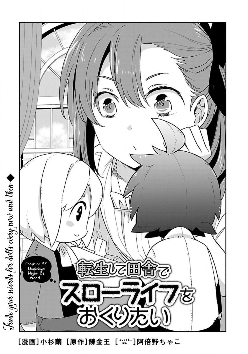 Tensei Shite Inaka de Slowlife wo Okuritai Chap 58 - Next Chap 59