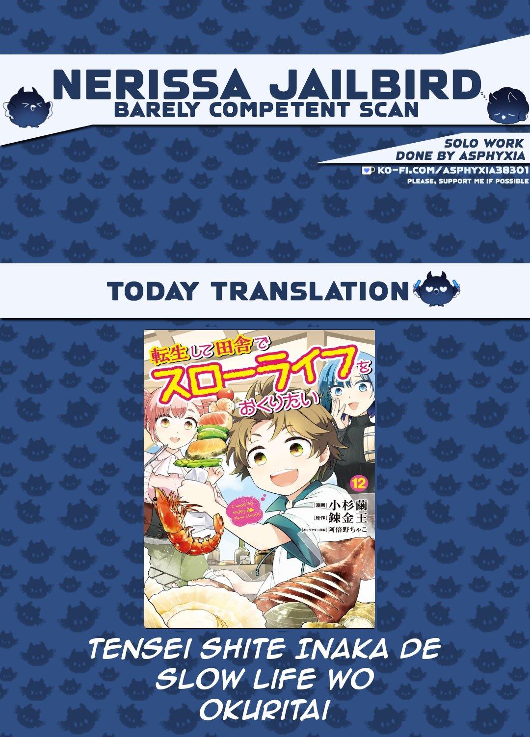 Tensei Shite Inaka de Slowlife wo Okuritai Chap 77 - Next Chap 78
