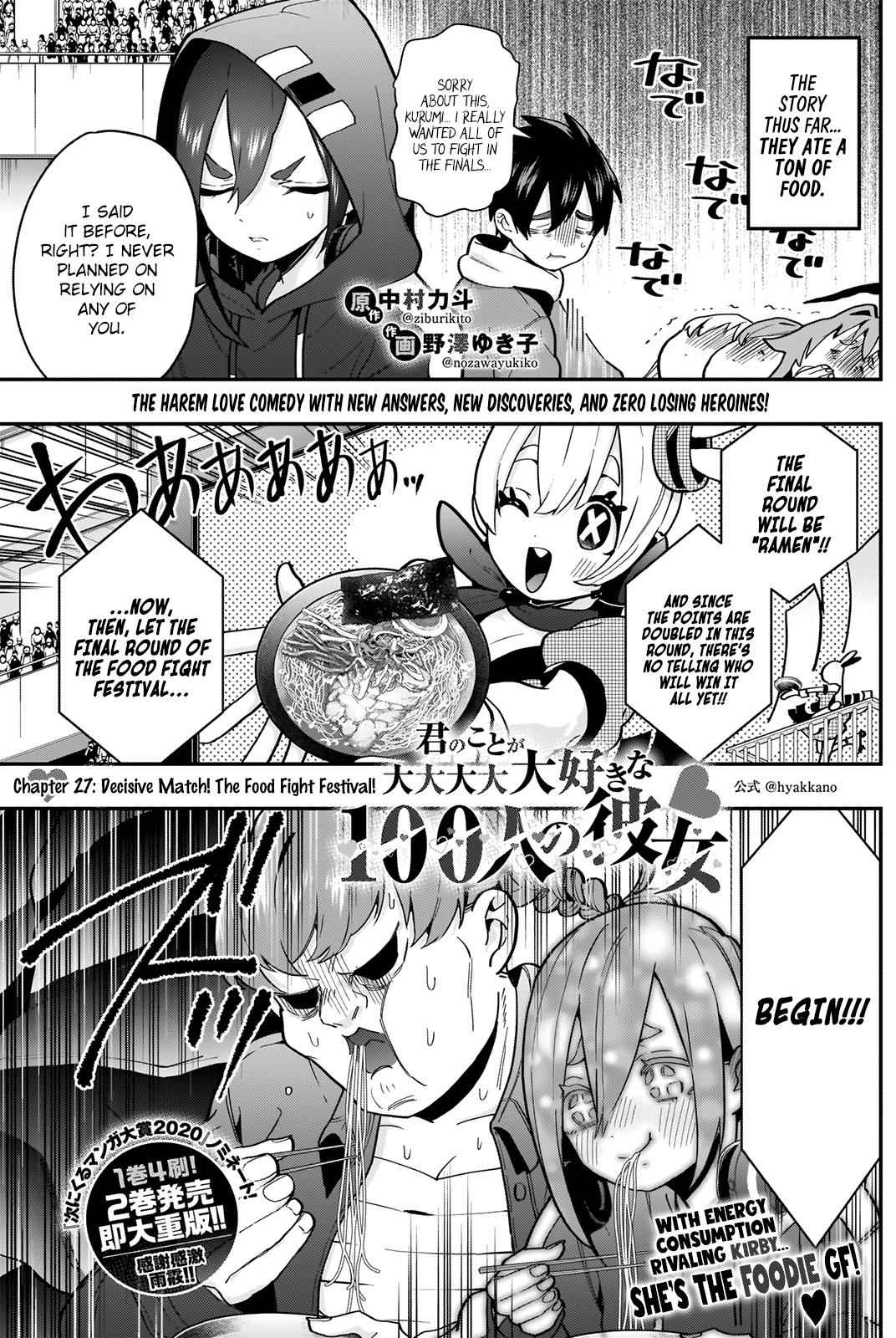 Kimi no Koto ga Daidaidaidaidaisuki na 100-nin no Kanojo Chap 27 - Next Chap 28