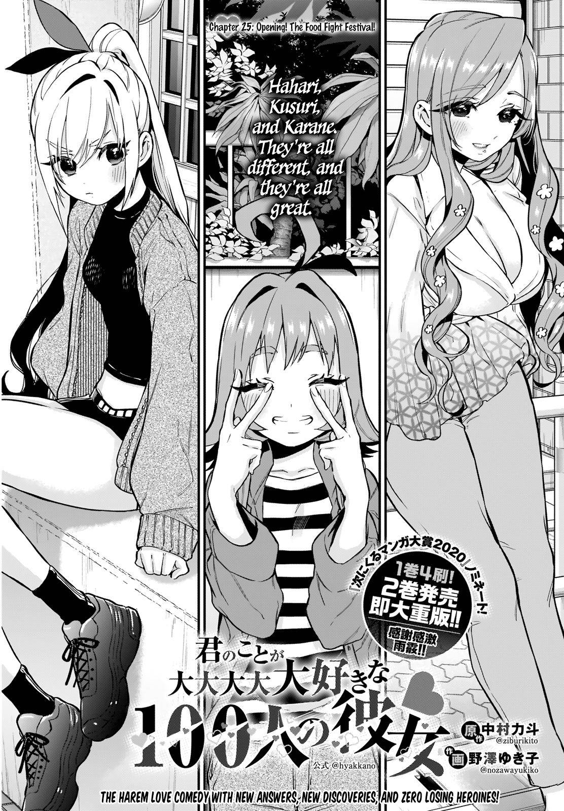 Kimi no Koto ga Daidaidaidaidaisuki na 100-nin no Kanojo Chap 25 - Next Chap 26
