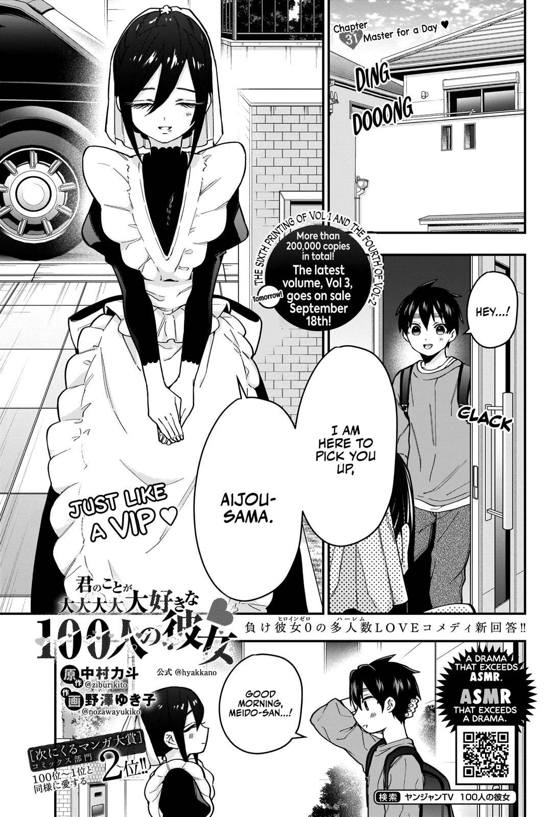 Kimi no Koto ga Daidaidaidaidaisuki na 100-nin no Kanojo Chap 31 - Next Chap 32